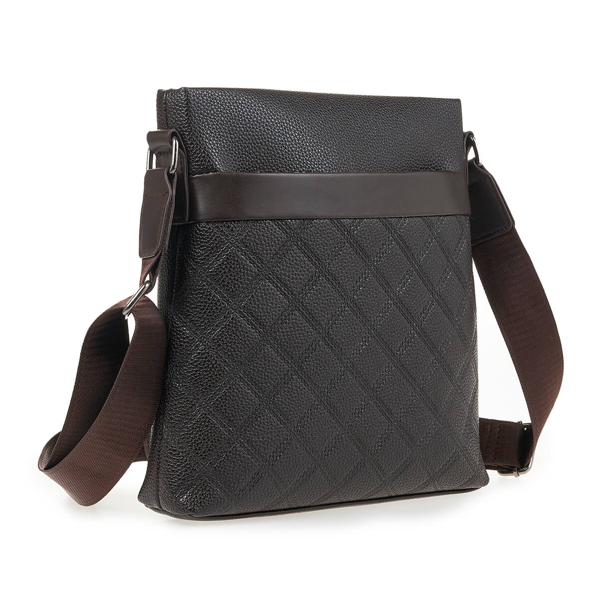 Verde Ανδρικό Τσαντάκι Χιαστί 13-0108 Καφέ