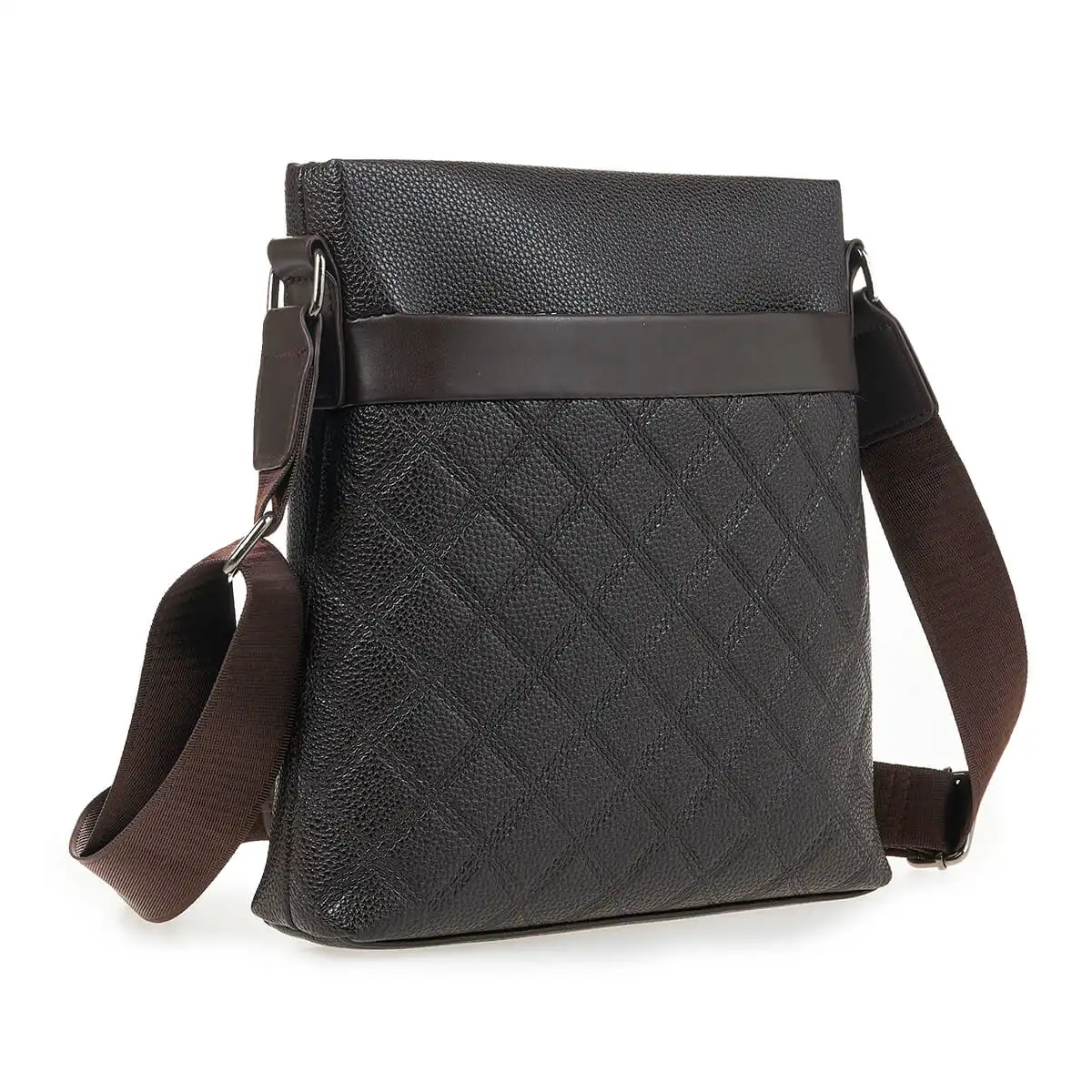 Verde Ανδρικό Τσαντάκι Χιαστί 13-0108 Καφέ