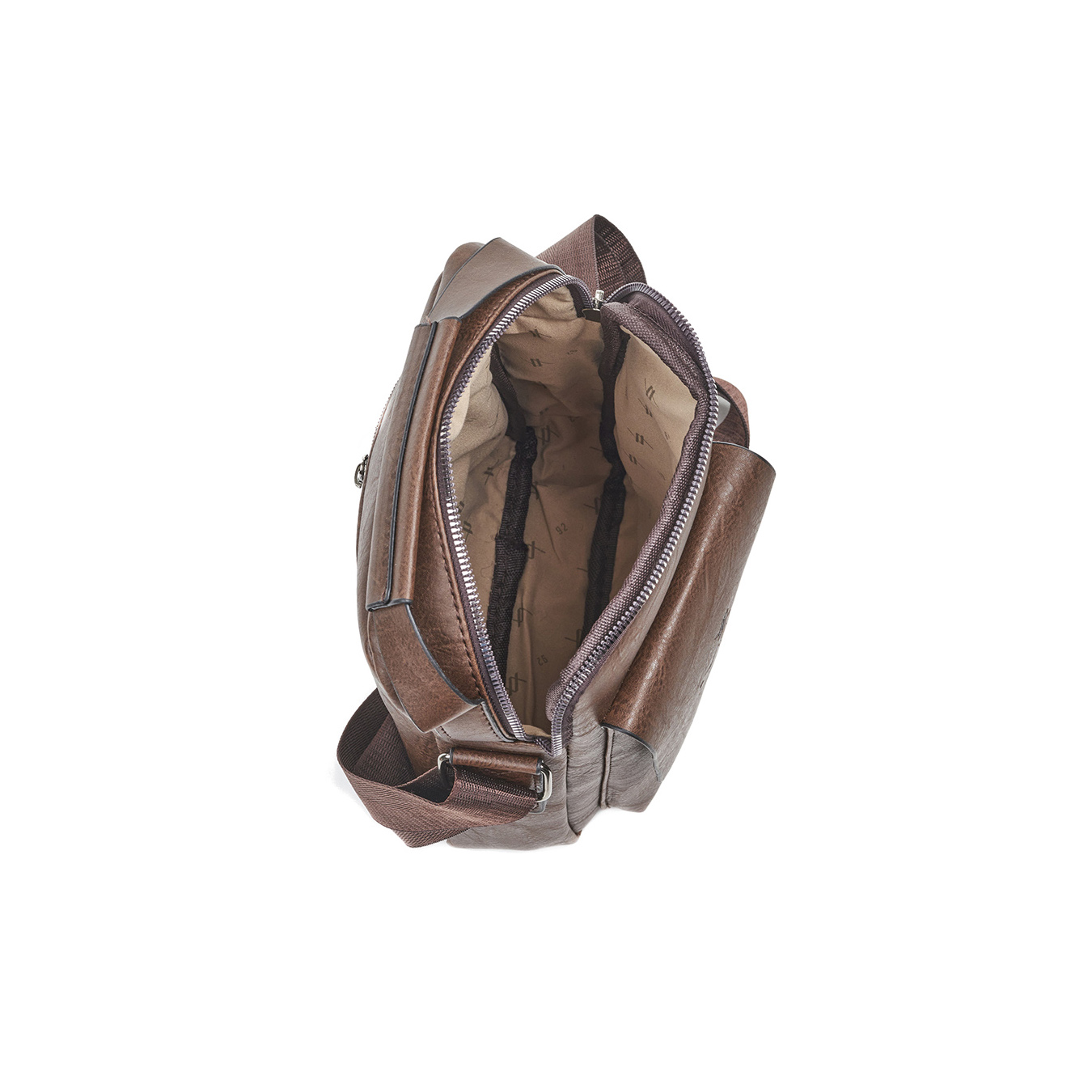 Verde Ανδρική Τσάντα Ώμου / Χιαστί 13-0079 μαύρο