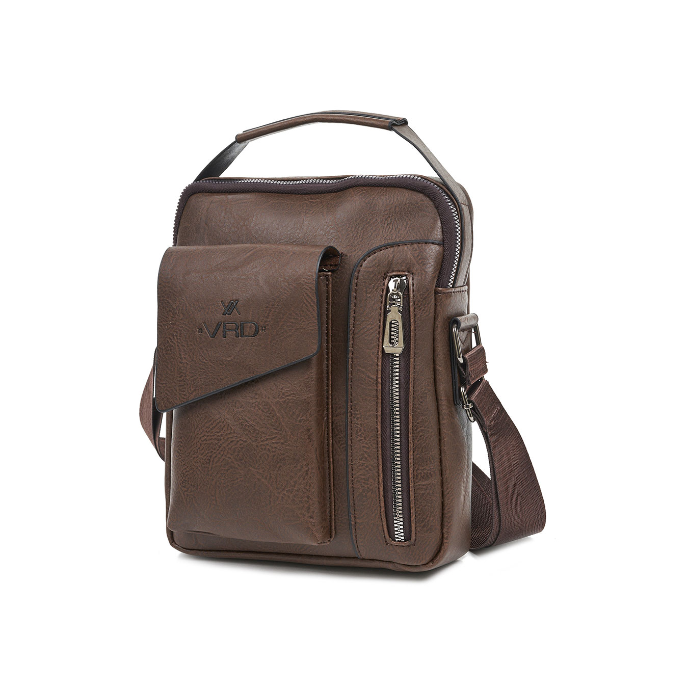 Verde Ανδρική Τσάντα Ώμου / Χιαστί 13-0079 μαύρο