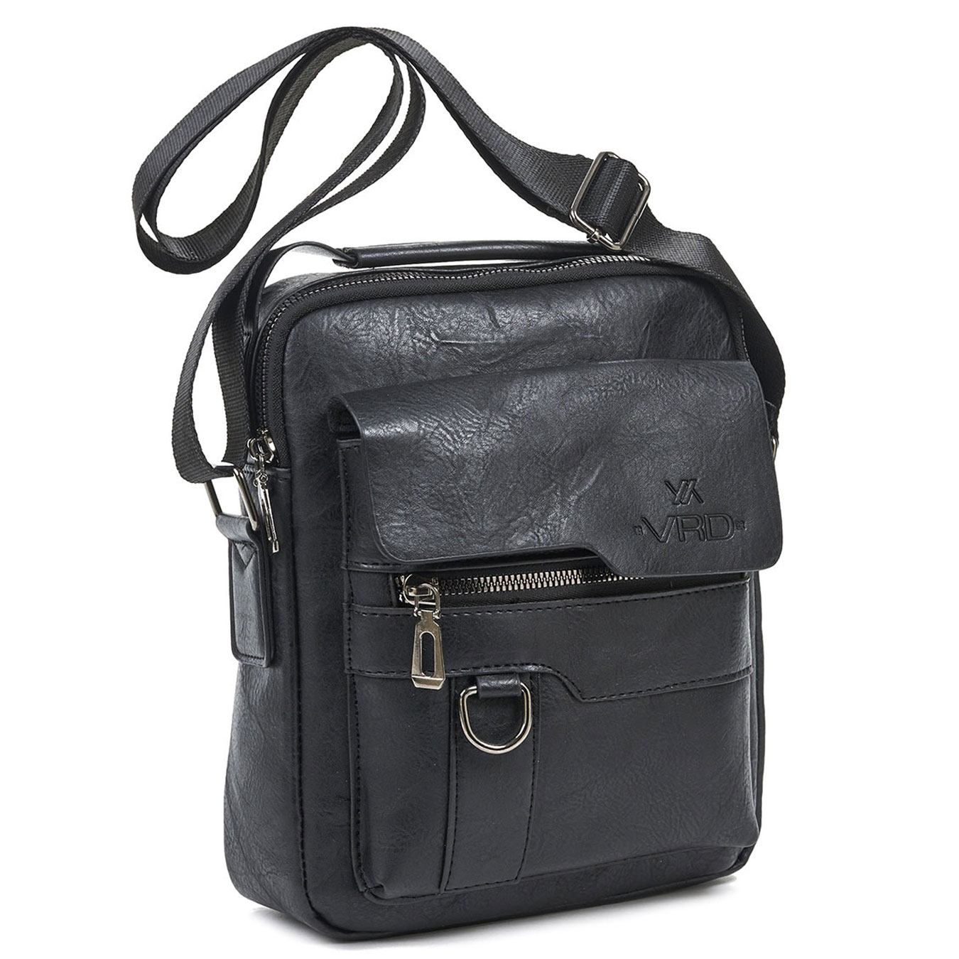 Verde Ανδρικό Τσαντάκι Χιαστί 13-0081 μαύρο Verde Ανδρικό Τσαντάκι Χιαστί 13-0081 μαύρο