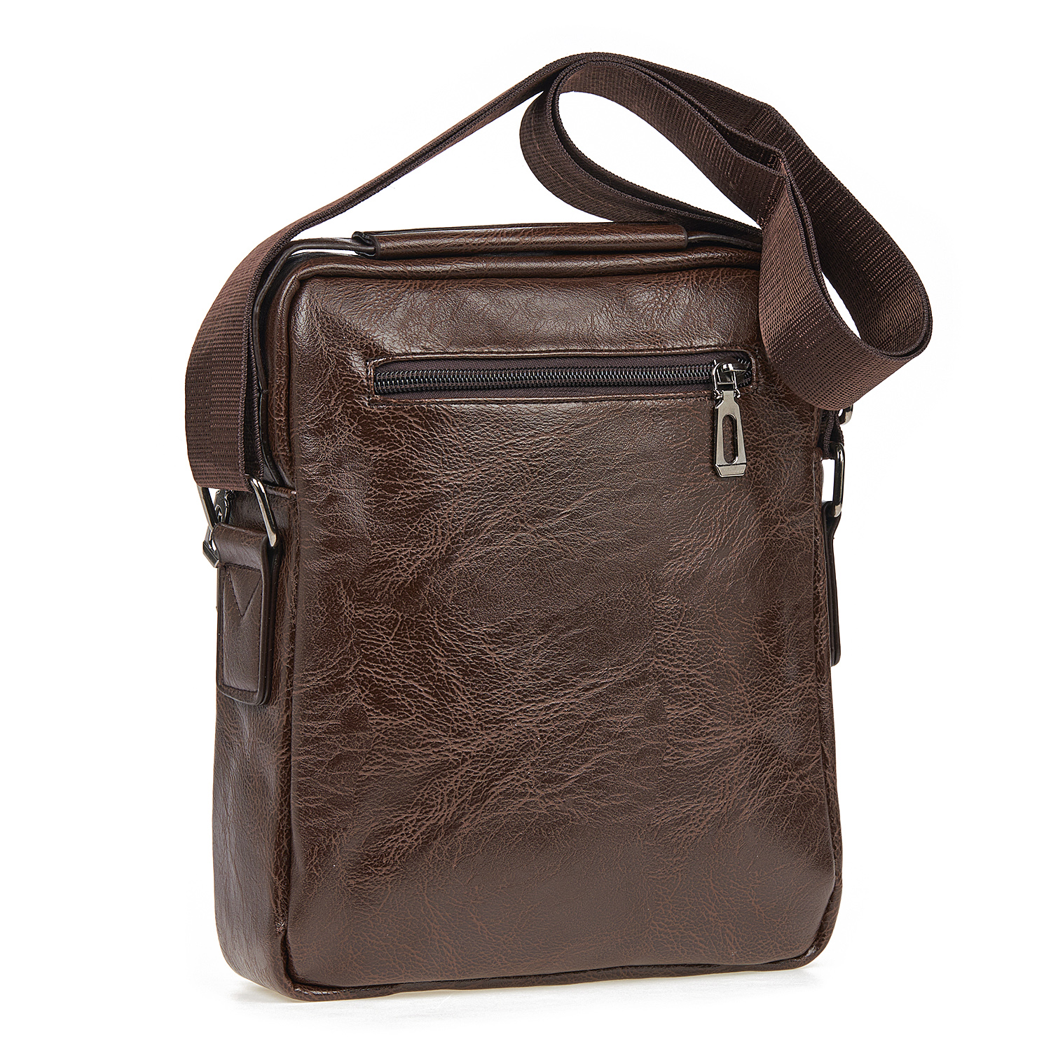 Verde Ανδρικό Τσαντάκι Χιαστί 13-0092 Καφέ