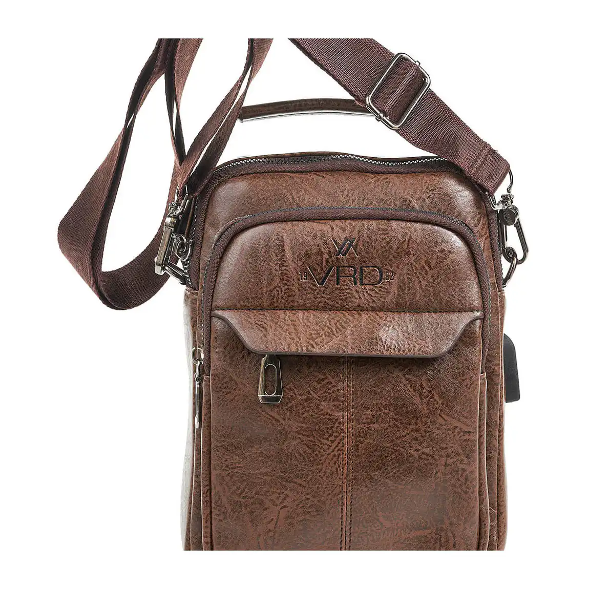 VERDE ΑΝΔΡΙΚΗ  ΤΣΑΝΤΑ 13-0097 ΚΑΦΕ ΣΚΟΥΡΟ