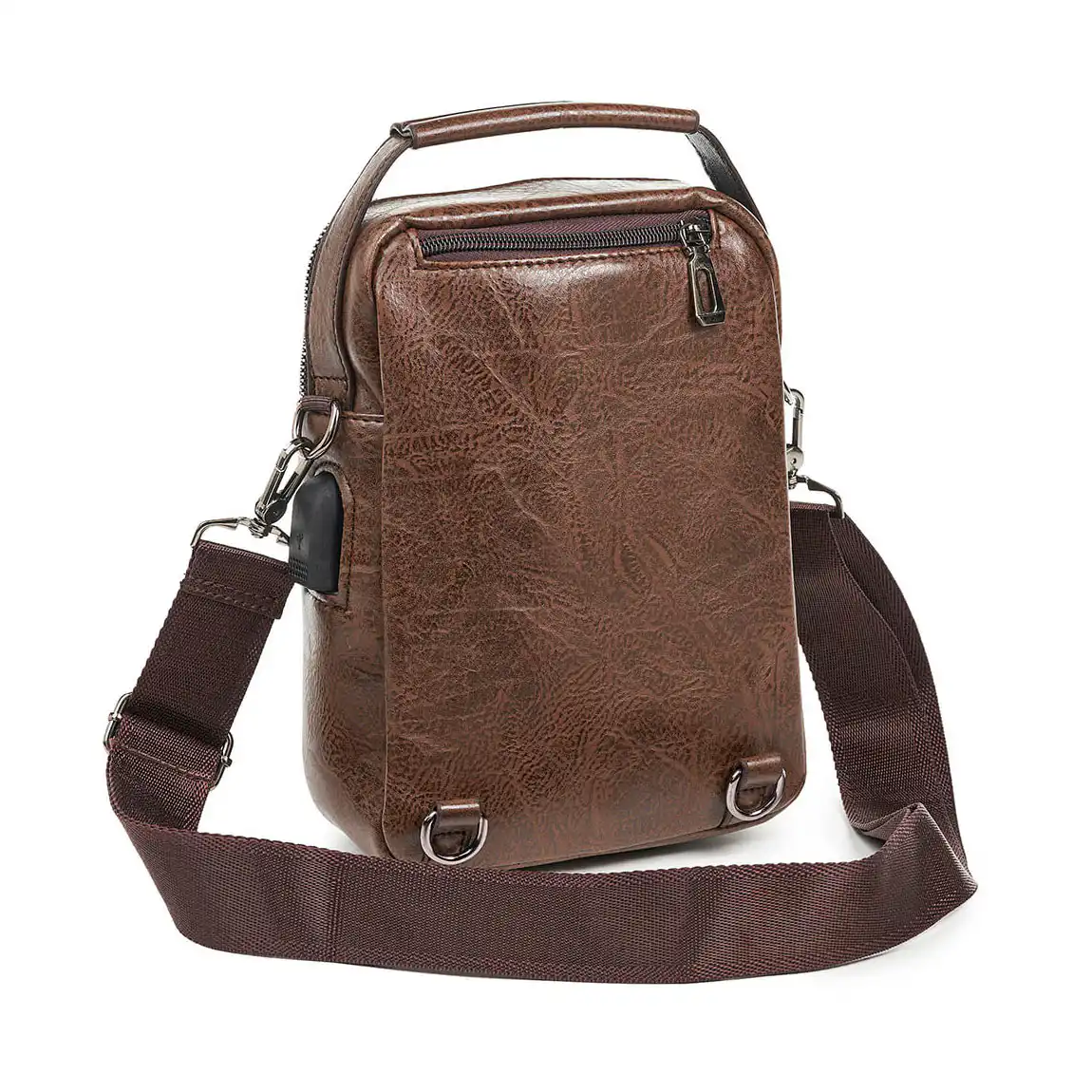 VERDE ΑΝΔΡΙΚΗ  ΤΣΑΝΤΑ 13-0097 ΚΑΦΕ ΣΚΟΥΡΟ