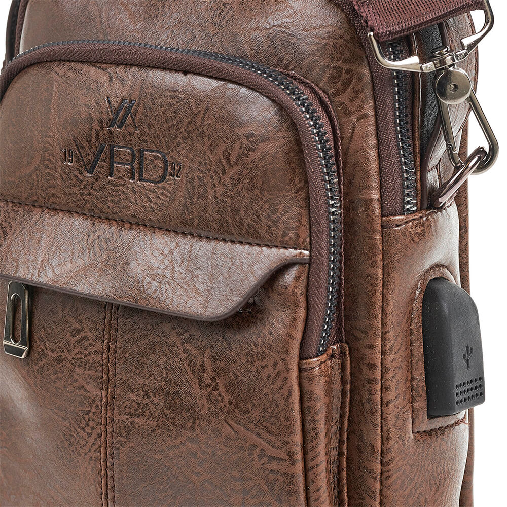 VERDE ΑΝΔΡΙΚΗ  ΤΣΑΝΤΑ 13-0097 ΚΑΦΕ ΣΚΟΥΡΟ