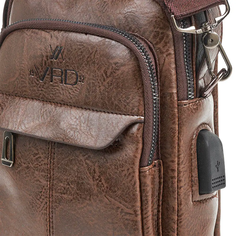 VERDE ΑΝΔΡΙΚΗ  ΤΣΑΝΤΑ 13-0097 ΚΑΦΕ ΣΚΟΥΡΟ