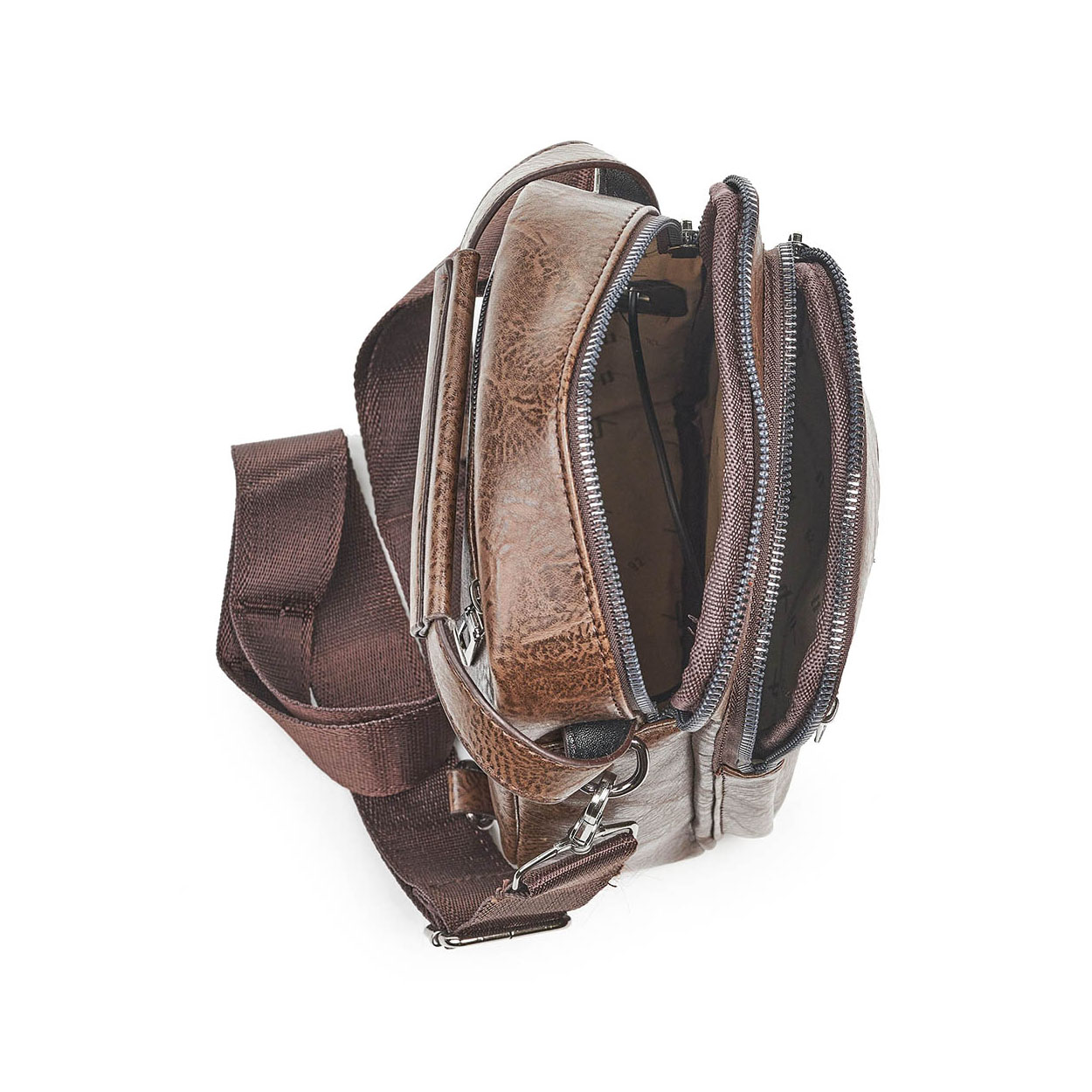 VERDE ΑΝΔΡΙΚΗ  ΤΣΑΝΤΑ 13-0099 ΚΑΦΕ ΣΚΟΥΡΟ