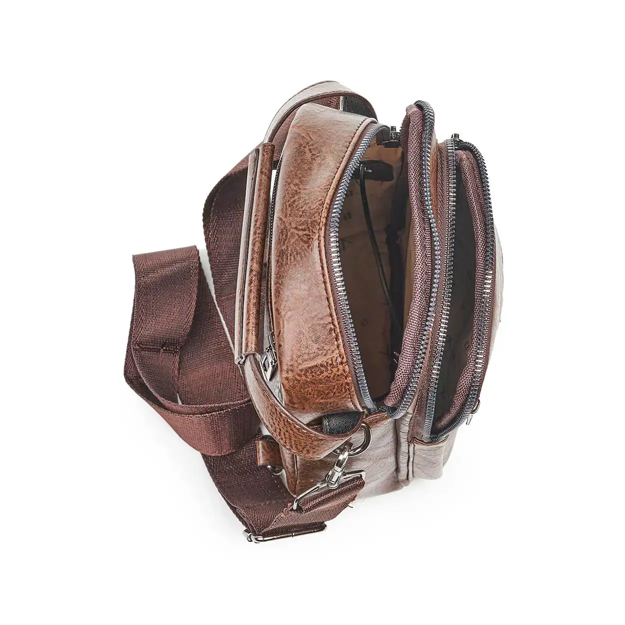 VERDE ΑΝΔΡΙΚΗ  ΤΣΑΝΤΑ 13-0099 ΚΑΦΕ ΣΚΟΥΡΟ