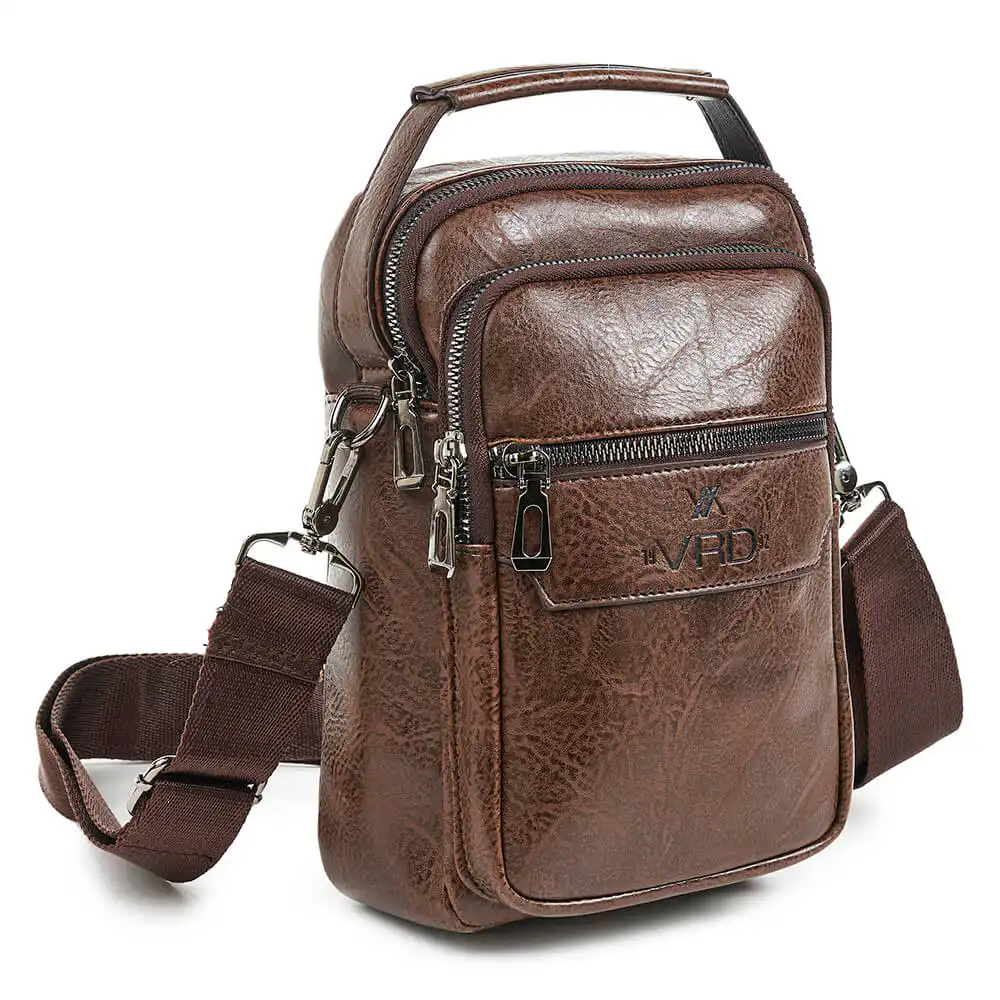 VERDE ΑΝΔΡΙΚΗ  ΤΣΑΝΤΑ 13-0099 ΚΑΦΕ ΣΚΟΥΡΟ