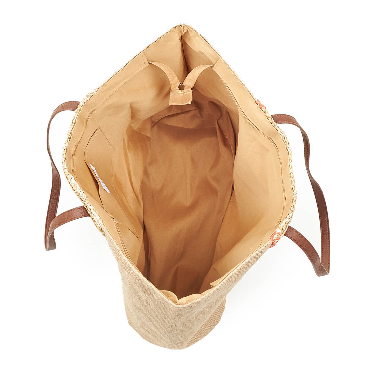 Verde Γυναικεία τσάντα Θαλάσσης 14-0190 Ψάθινη Πολύχρωμο