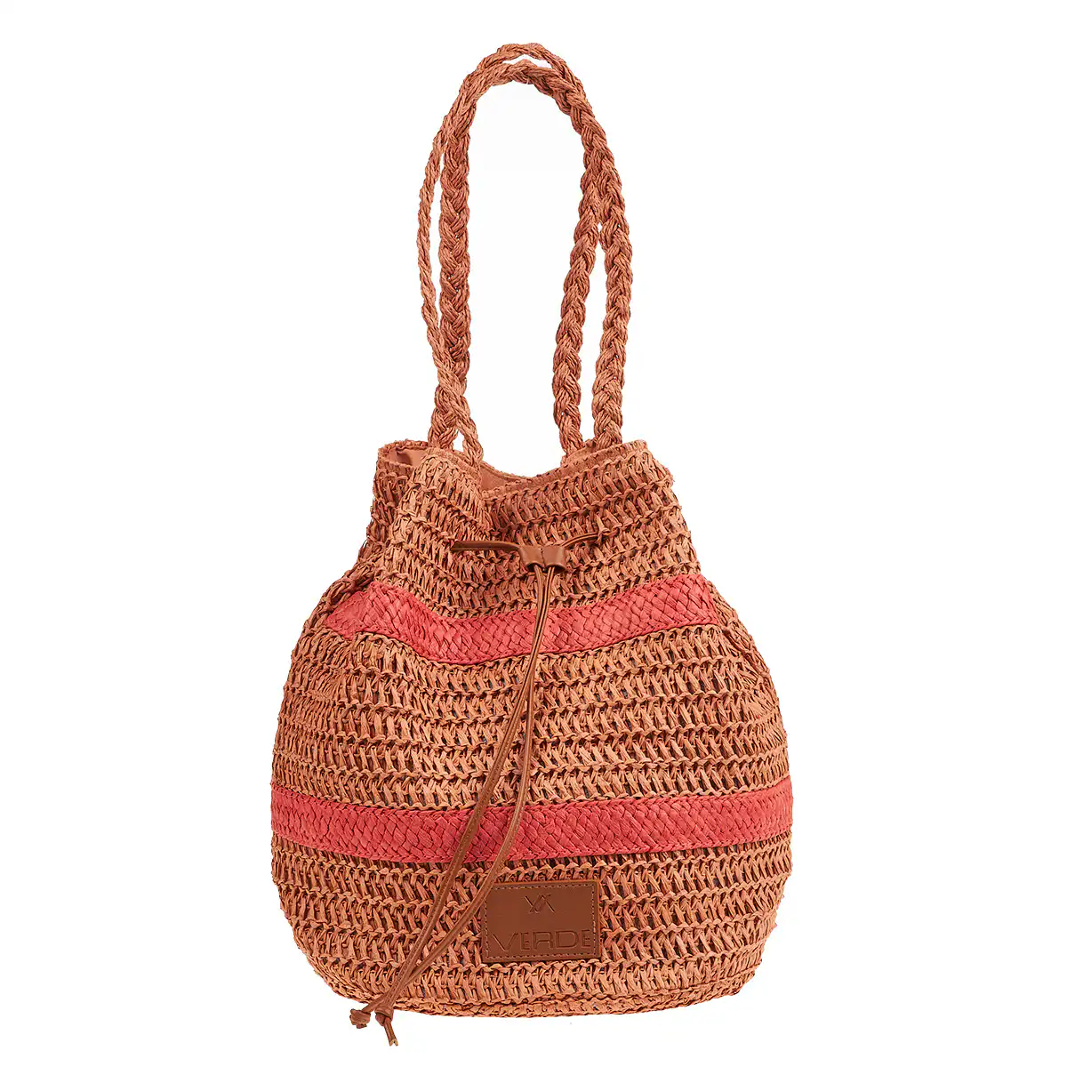 Verde Γυναικεία τσάντα Θαλάσσης 14-0196 Ψάθινη Πορτοκαλί Verde Γυναικεία τσάντα Θαλάσσης 14-0196 Ψάθινη Πορτοκαλί