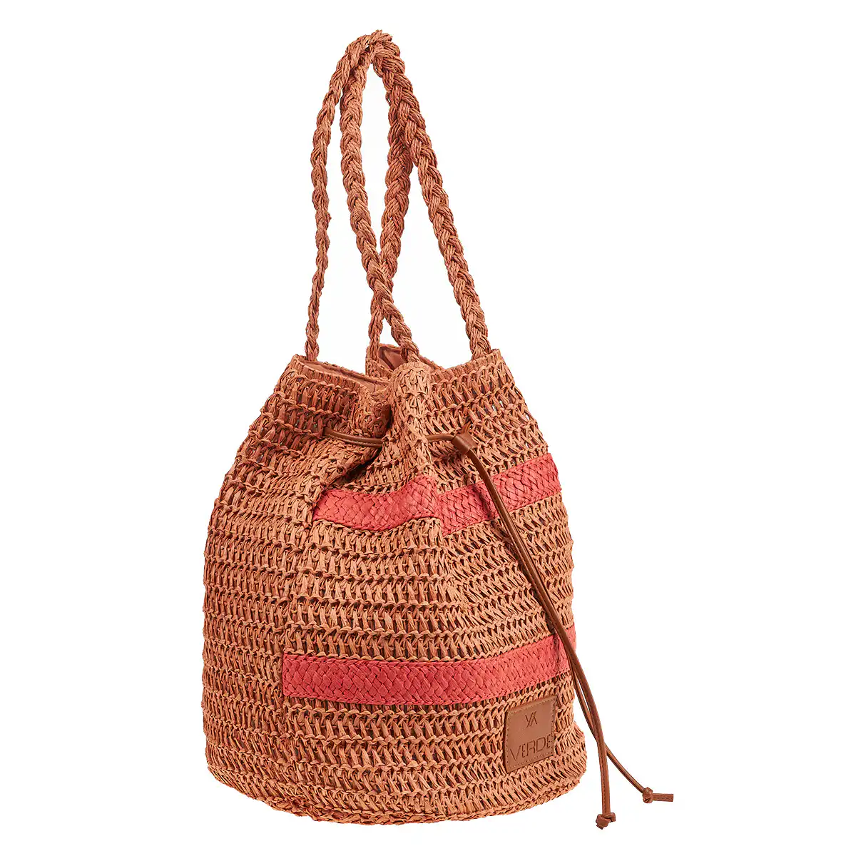 Verde Γυναικεία τσάντα Θαλάσσης 14-0196 Ψάθινη Πορτοκαλί Verde Γυναικεία τσάντα Θαλάσσης 14-0196 Ψάθινη Πορτοκαλί