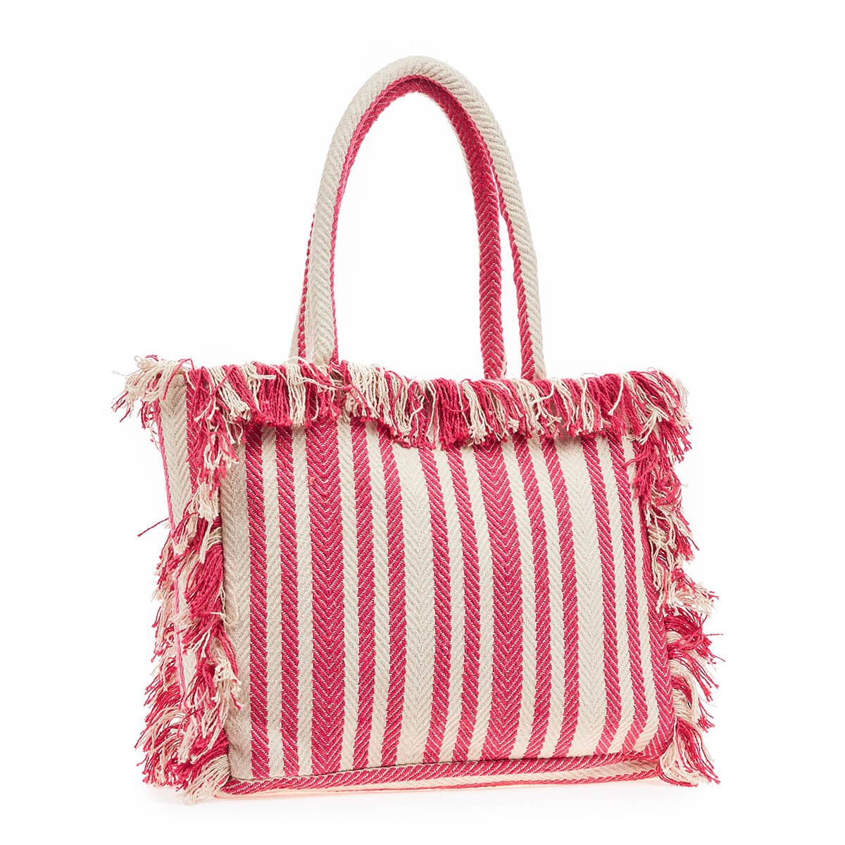 Verde Γυναικεία τσάντα Θαλάσσης 14-0199 ΒΑΜΒΑΚΕΡΗ Ινδίας Ρόζ