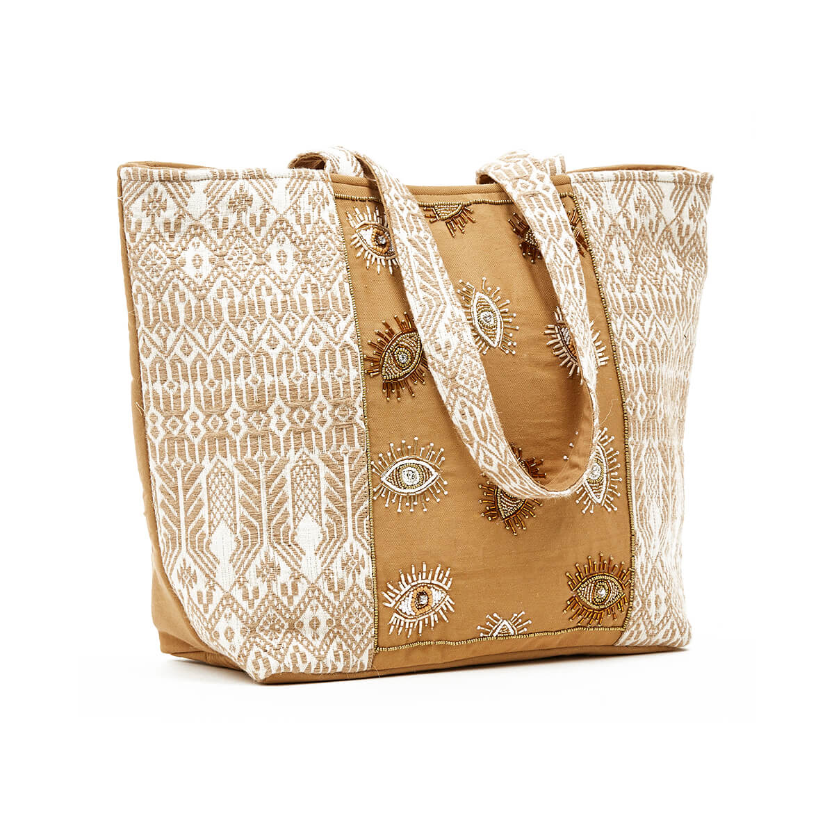 Verde Γυναικεία Τσάντα θαλάσσης 14-0235 απο Γιούτα & Ζακάρ Μπεζ