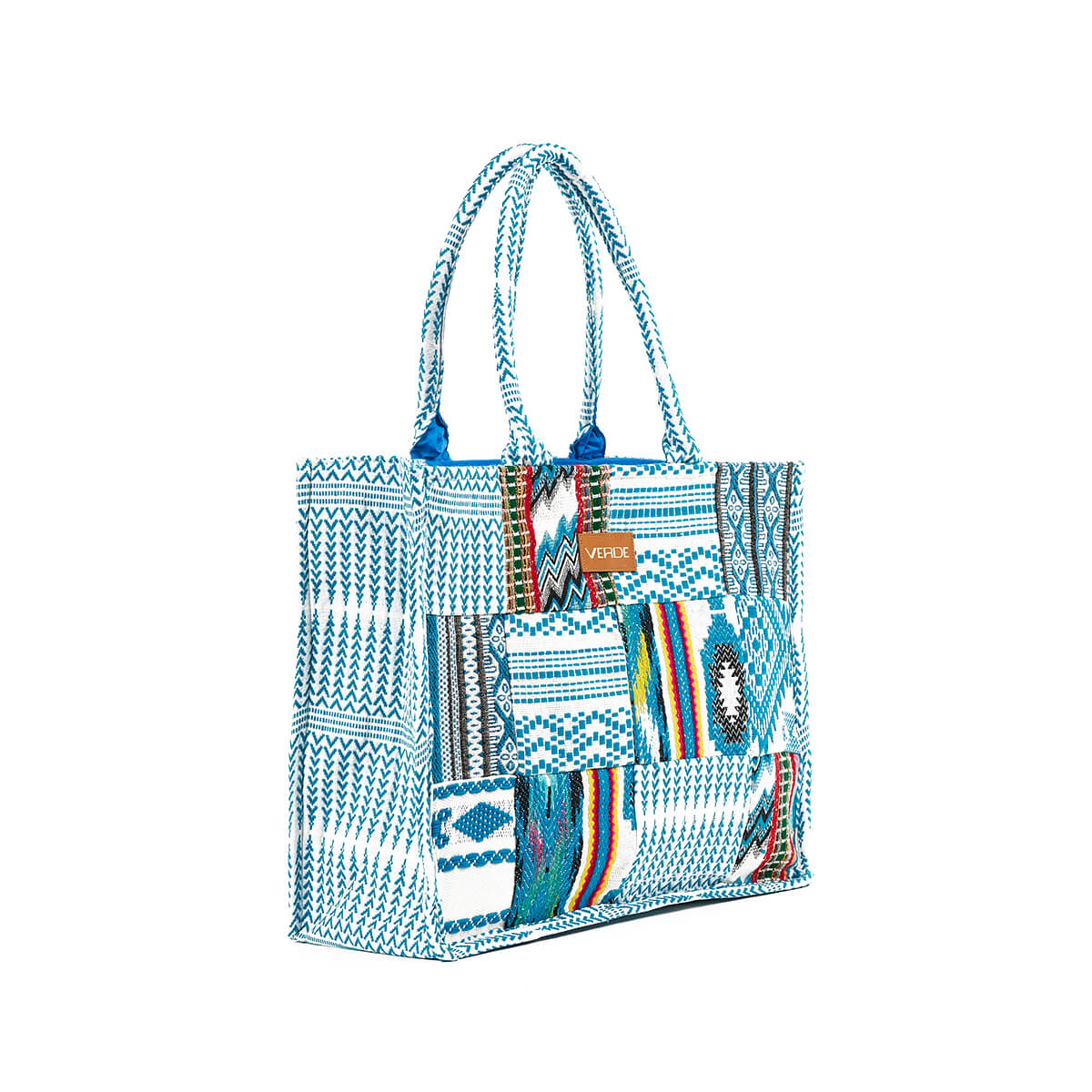 Verde Γυναικεία Τσάντα θαλάσσης 14-0259 Βισκόζη Μπλε Verde Γυναικεία Τσάντα θαλάσσης 14-0259 Βισκόζη Μπλε