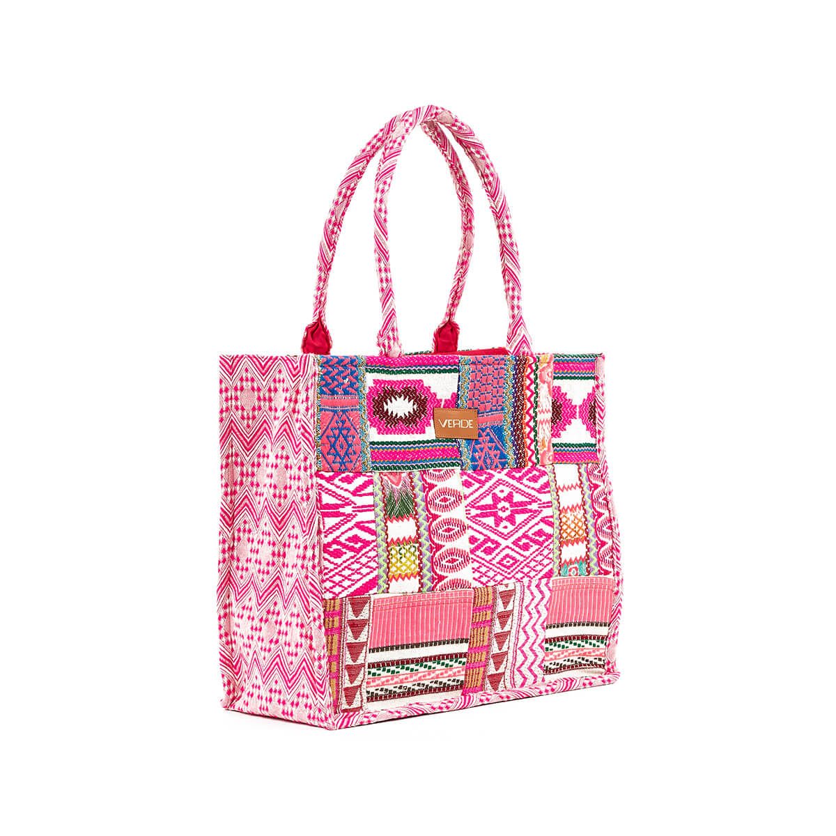 Verde Γυναικεία Τσάντα θαλάσσης 14-0259 Βισκόζη Φούξια Verde Γυναικεία Τσάντα θαλάσσης 14-0259 Βισκόζη Φούξια