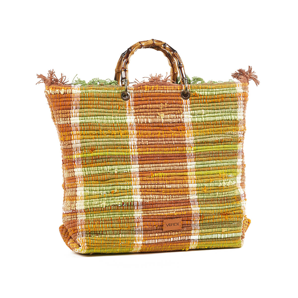 Verde Γυναικεία Τσάντα θαλάσσης 14-0261 Βαμβακερή Πορτοκαλί Verde Γυναικεία Τσάντα θαλάσσης 14-0261 Βαμβακερή Πορτοκαλί