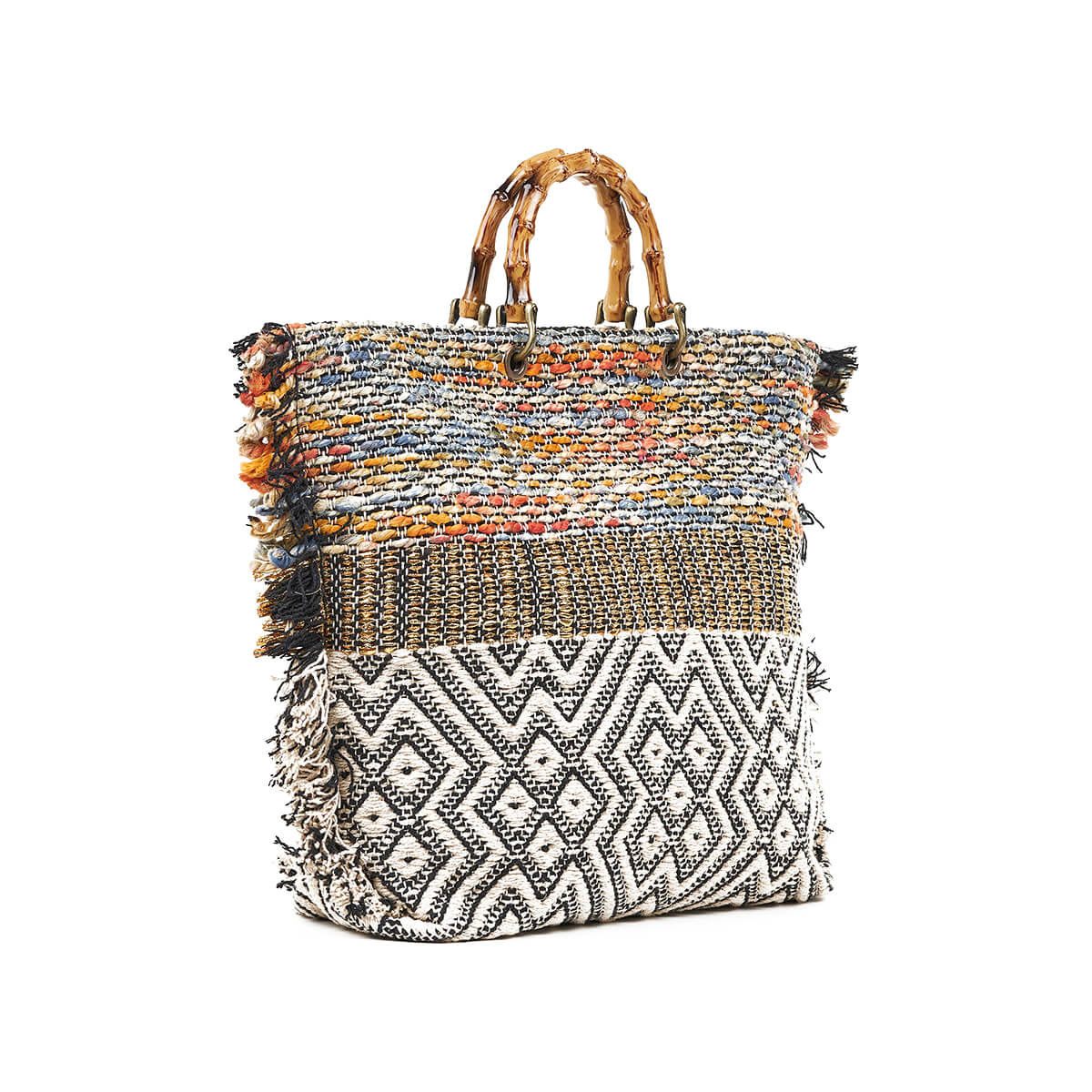 Verde Γυναικεία Τσάντα θαλάσσης 14-0266 Βαμβακερή Πολύχρωμο Verde Γυναικεία Τσάντα θαλάσσης 14-0266 Βαμβακερή Πολύχρωμο