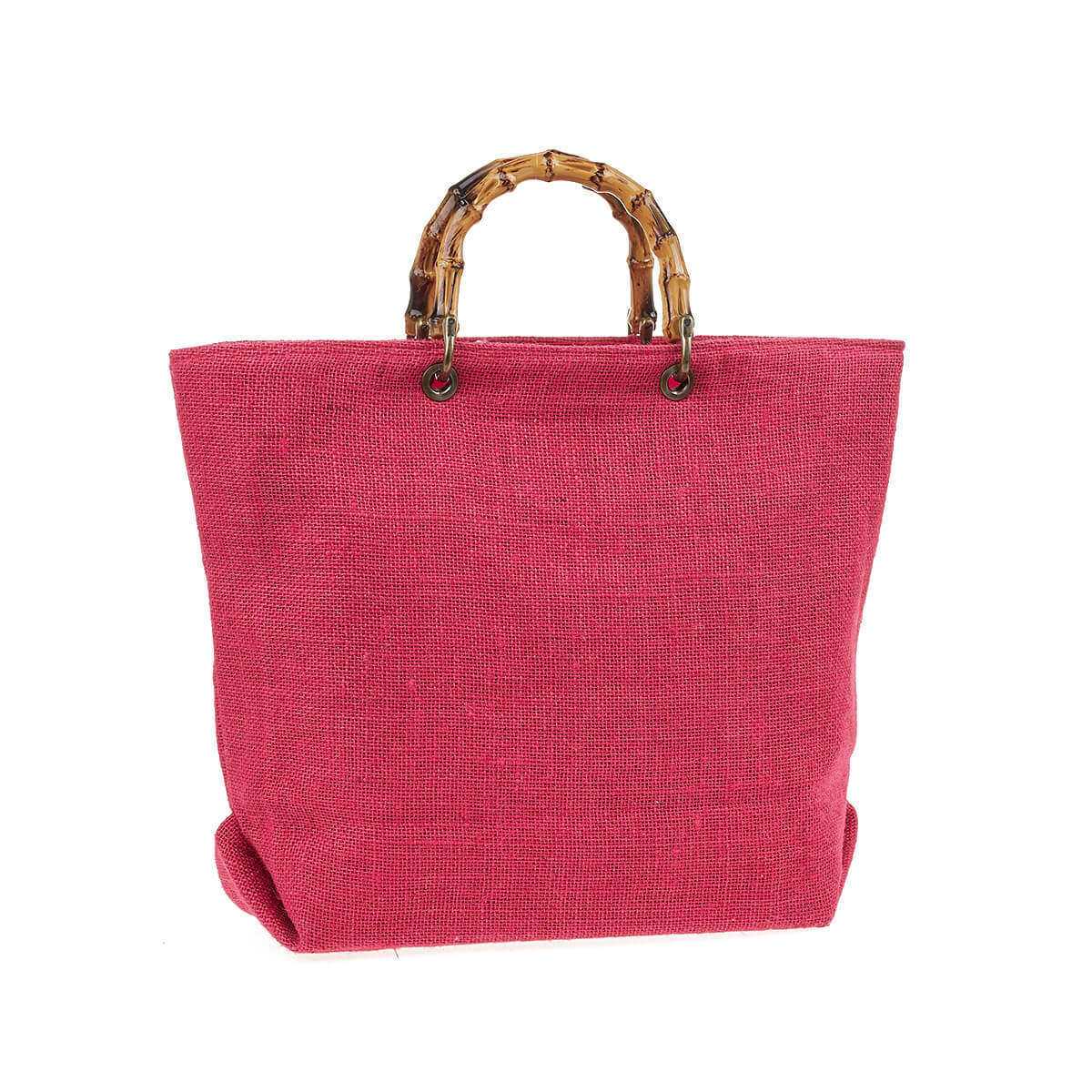 Verde Γυναικεία Τσάντα θαλάσσης 14-0268 Γιούτα Φούξια