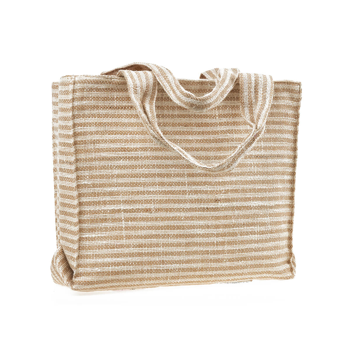 Verde Γυναικεία Τσάντα θαλάσσης 14-0269 Γιούτα Μπεζ