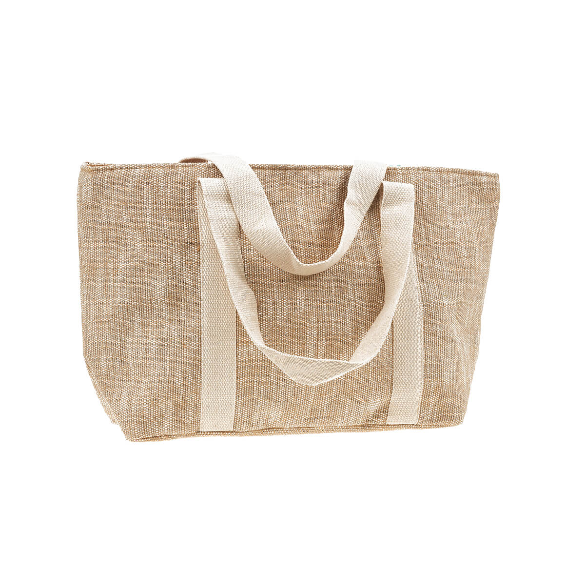 Verde Γυναικεία Τσάντα θαλάσσης 14-0272 απο Βαμβάκι & Γιούτα Τιρκουάζ