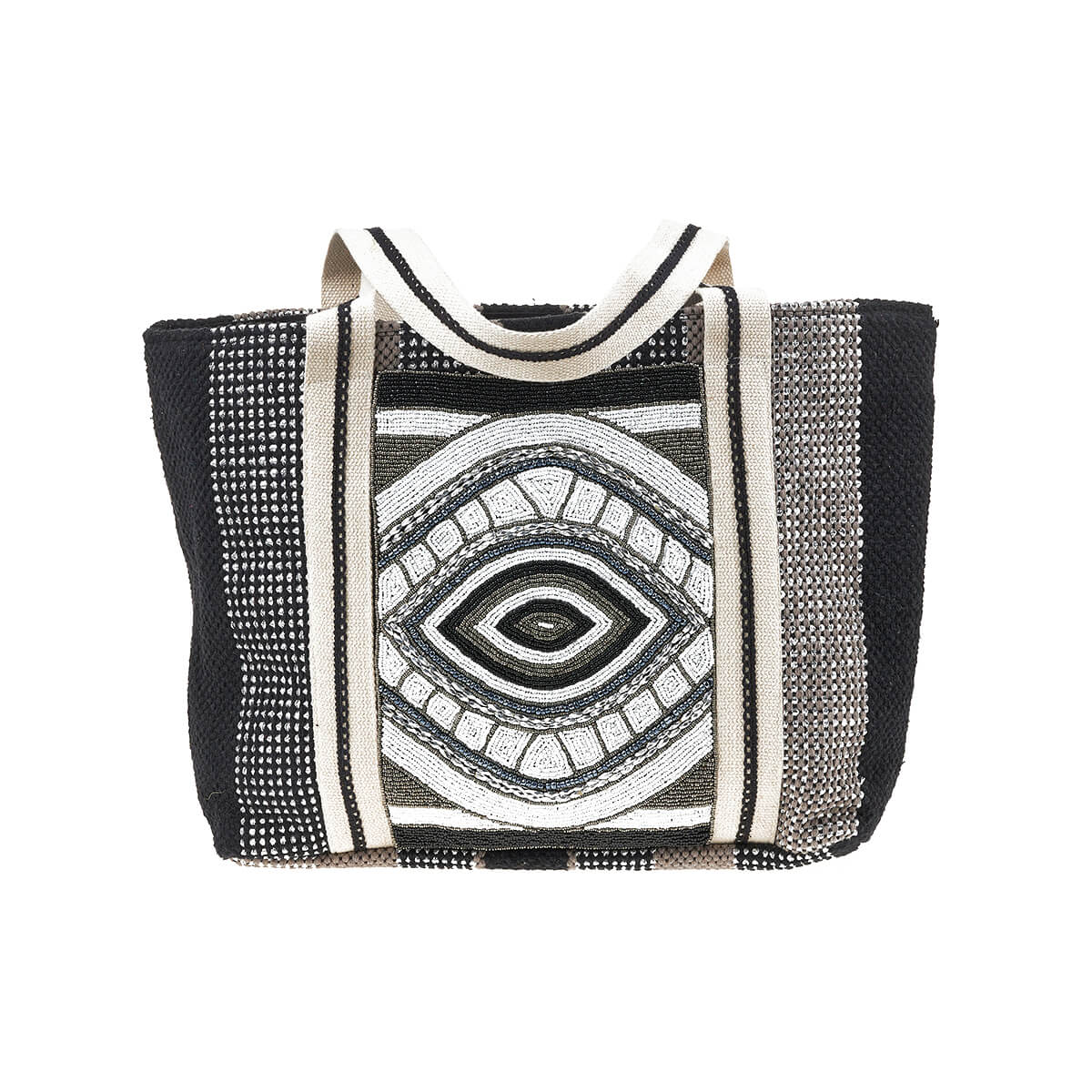 Verde Γυναικεία Τσάντα θαλάσσης 14-0273 Βαμβάκι Πολύχρωμο