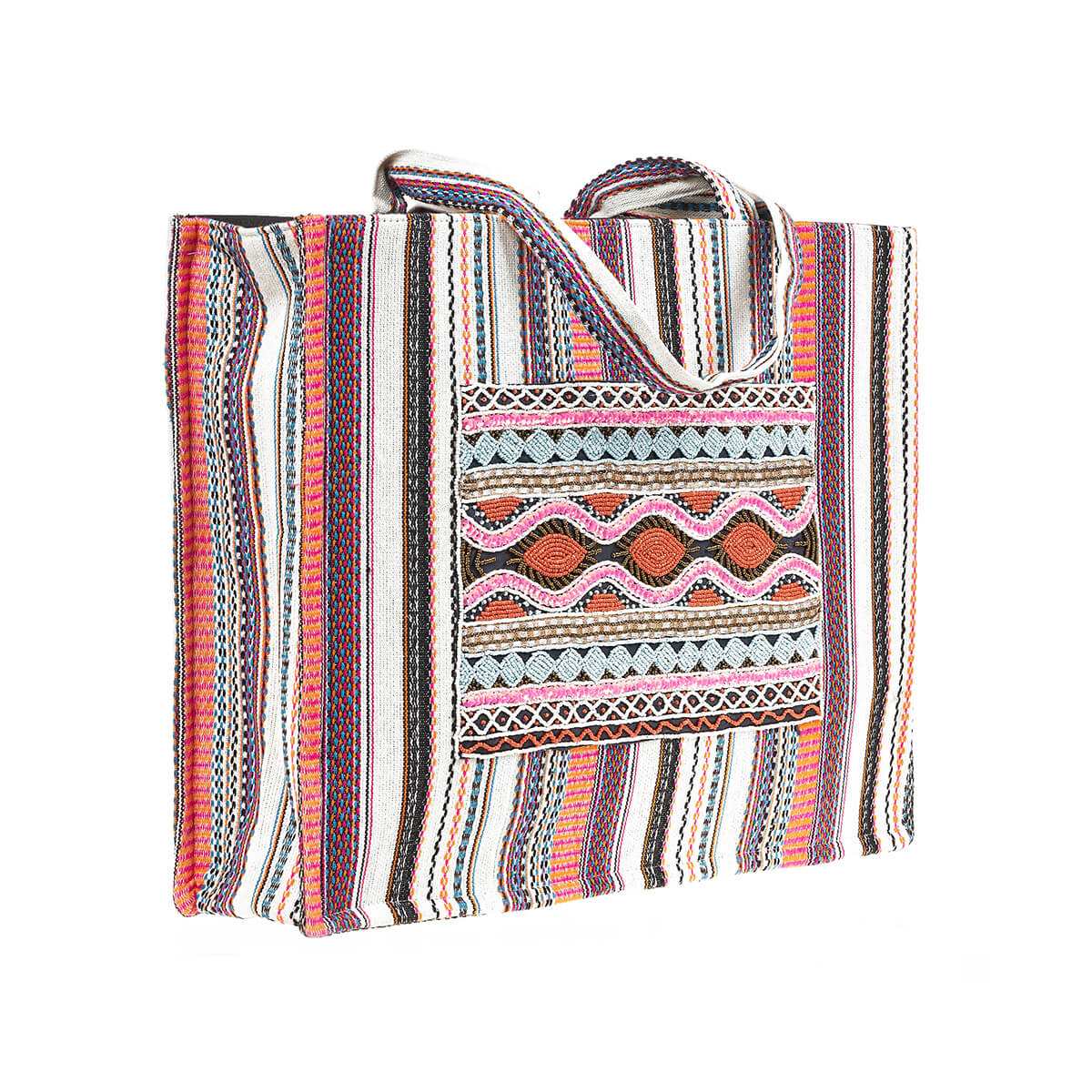 Verde Γυναικεία Τσάντα θαλάσσης 14-0274 Βαμβάκι Πολύχρωμο Verde Γυναικεία Τσάντα θαλάσσης 14-0274 Βαμβάκι Πολύχρωμο