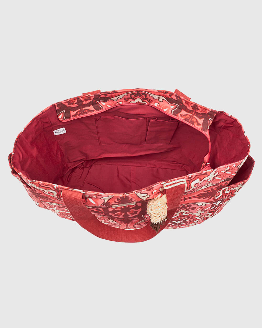 VERDE ΓΥΝΑΙΚΕΙΑ ΤΣΑΝΤΑ ΘΑΛΑΣΣΗΣ 14-0328 ΒΑΜΒΑΚΕΡΗ ΙΝΔΙΑΣ ΚΟΚΚΙΝΟ