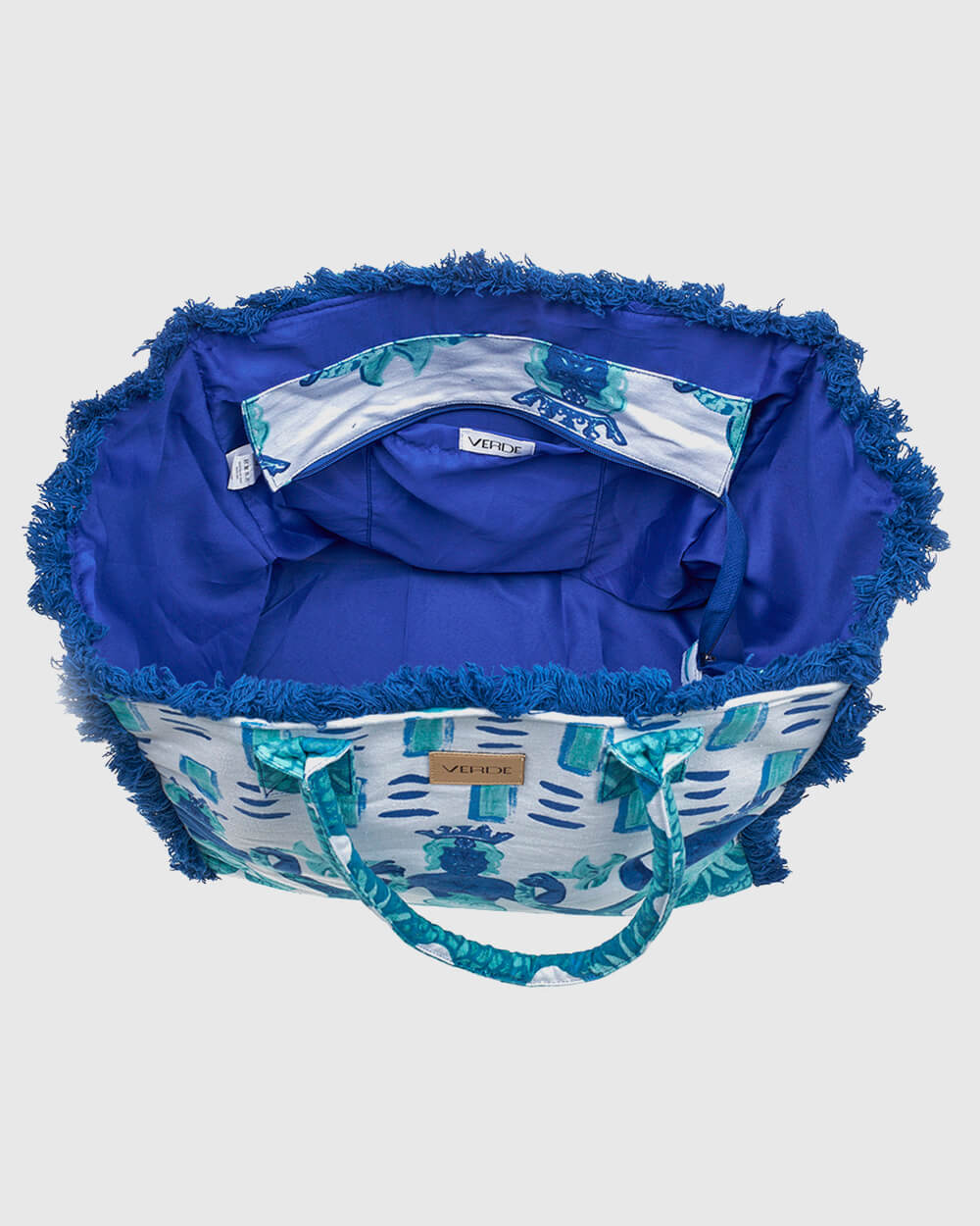 VERDE ΓΥΝΑΙΚΕΙΑ ΤΣΑΝΤΑ ΘΑΛΑΣΣΗΣ 14-0343 ΒΑΜΒΑΚΕΡΗ ΚΑΜΒΑ ΙΝΔΙΑΣ ΜΠΛΕ