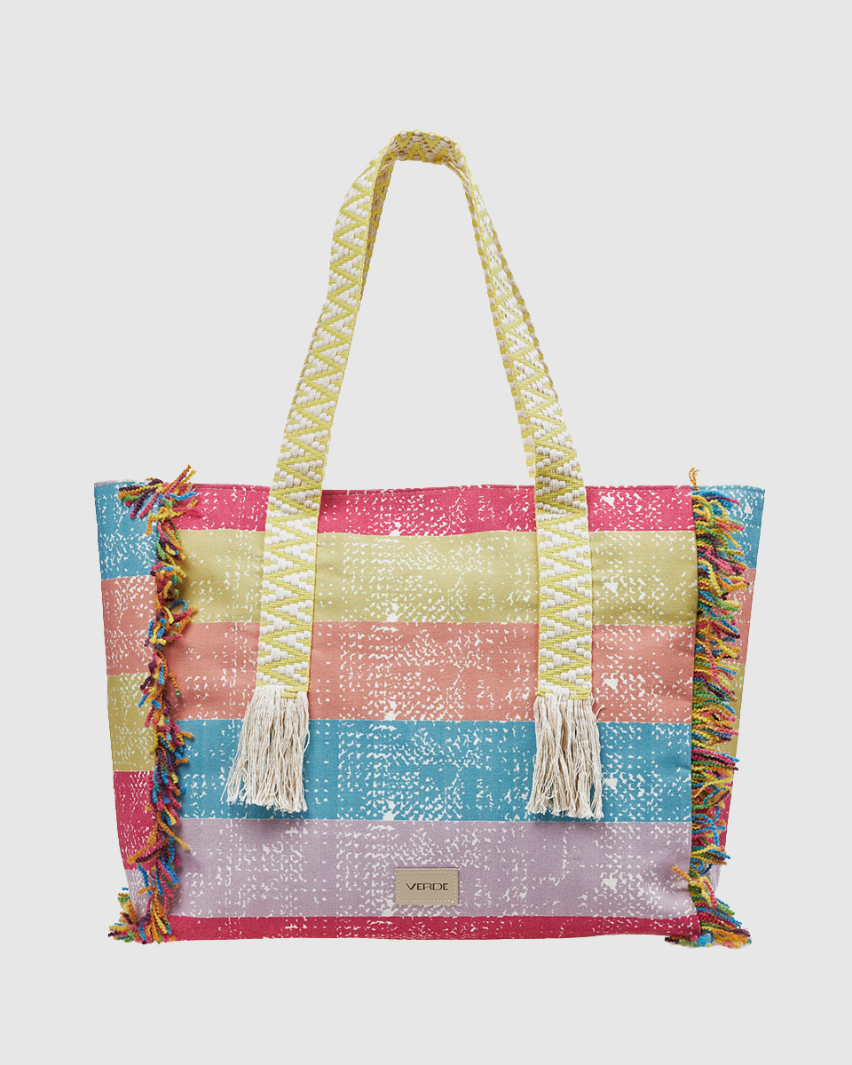 VERDE ΓΥΝΑΙΚΕΙΑ ΤΣΑΝΤΑ ΘΑΛΑΣΣΗΣ 14-0352 ΠΟΛΥΧΡΩΜΟ