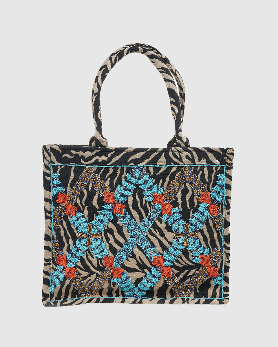 VERDE ΓΥΝΑΙΚΕΙΑ ΤΣΑΝΤΑ ΘΑΛΑΣΣΗΣ 14-0364 ΒΙΣΚΟΖΗ ΙΝΔΙΑΣ ΜΑΥΡΟ