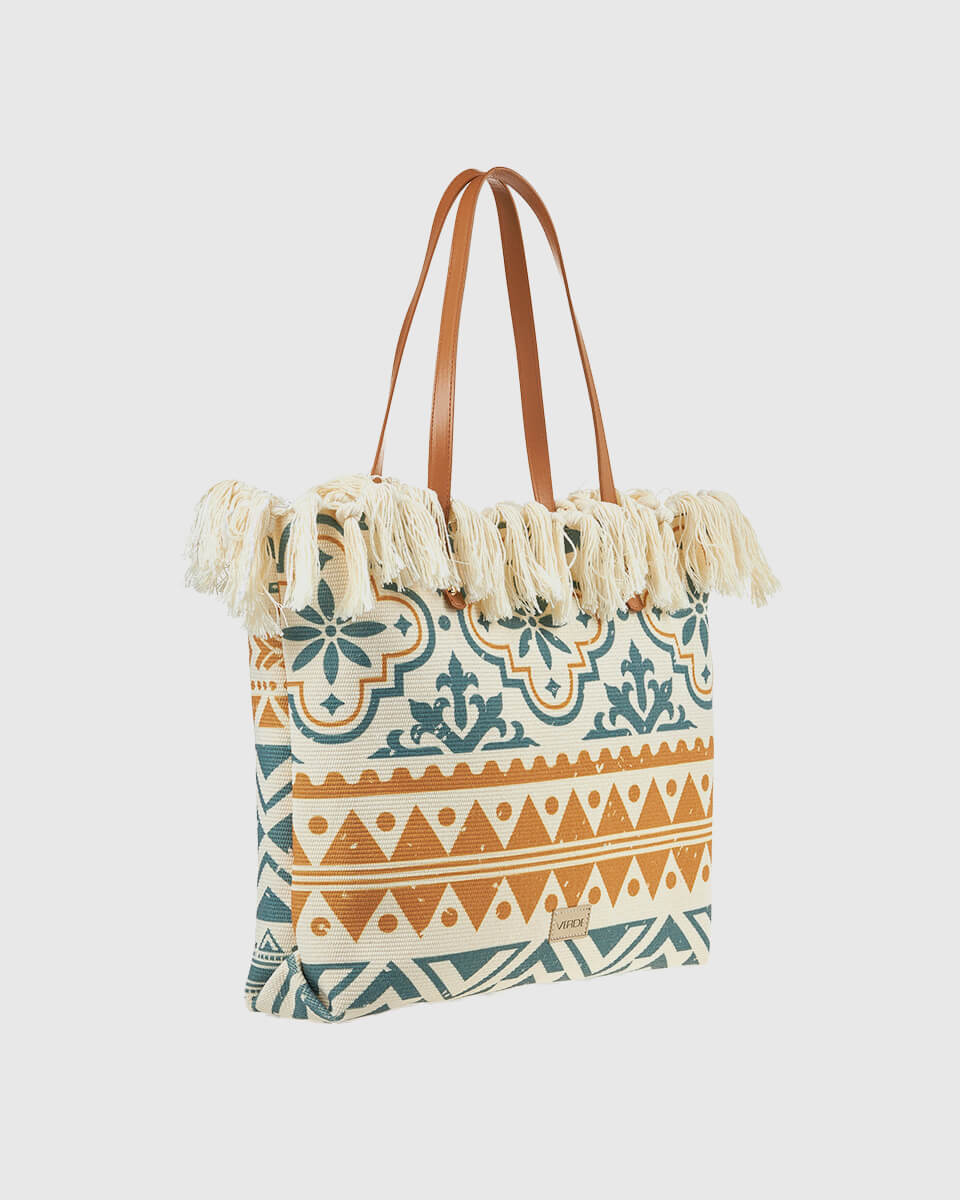 VERDE ΓΥΝΑΙΚΕΙΑ ΤΣΑΝΤΑ ΘΑΛΑΣΣΗΣ 14-0385 ΠΟΛΥΧΡΩΜΟ