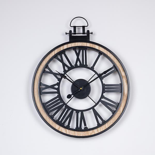 ΡΟΛΟΪ ΤΟΙΧΟΥ ΜΕΤΑΛΛΙΚΟ – ΞΥΛΙΝΟ NATURAL – ΜΑΥΡΟ 40×4.5x50cm