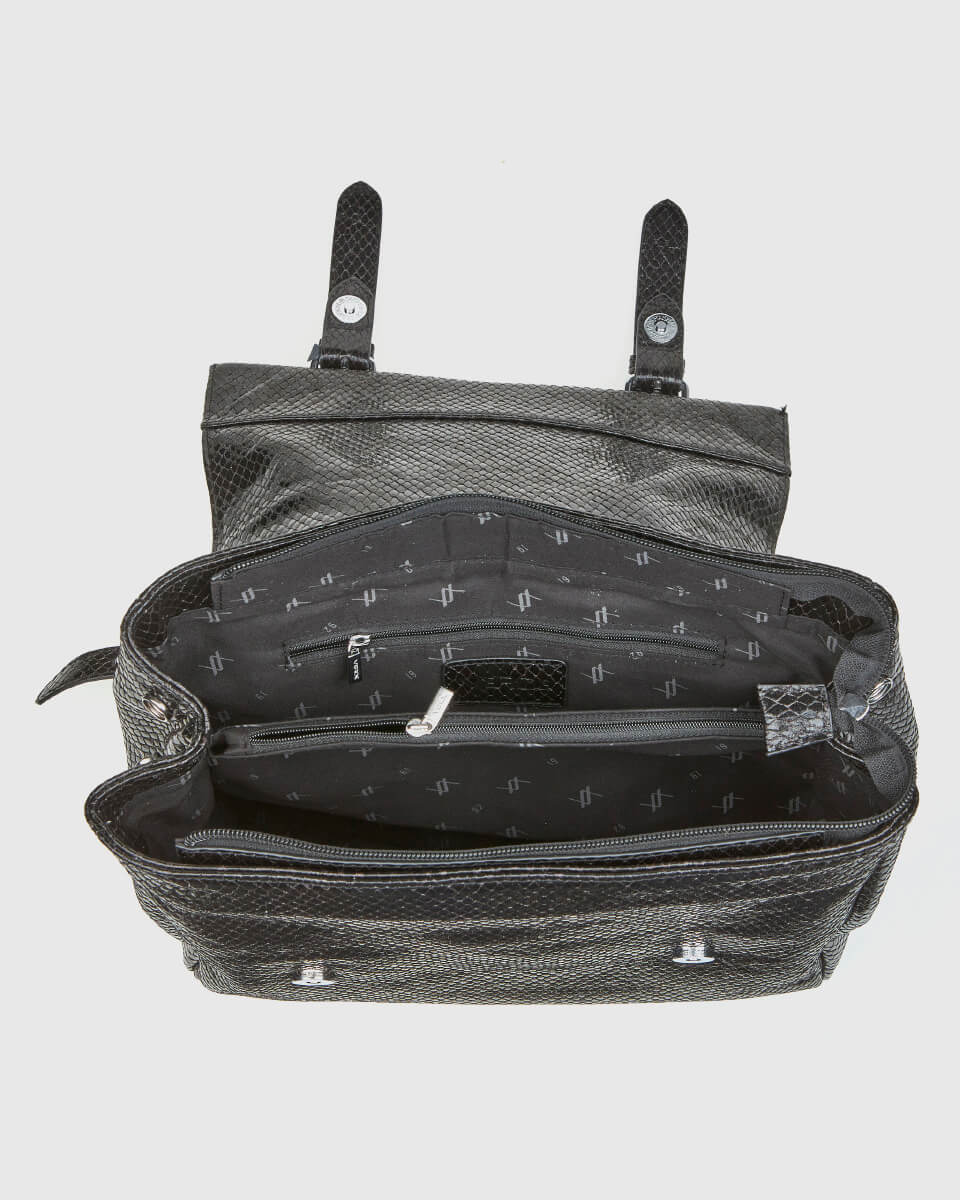 VERDE ΓΥΝΑΙΚΕΙΟ ΣΑΚΙΔΙΟ ΠΛΑΤΗΣ 16-0008134 ΜΑΥΡΟ