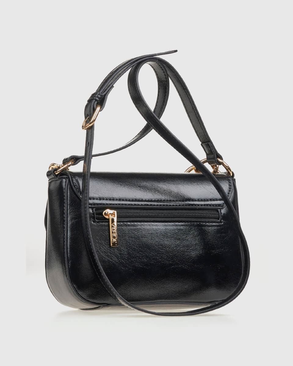 VERDE ΓΥΝΑΙΚΕΙΑ ΤΣΑΝΤΑ ΧΙΑΣΤΙ 16-0008139  ANIMAL PRINT ΜΑΥΡΟ