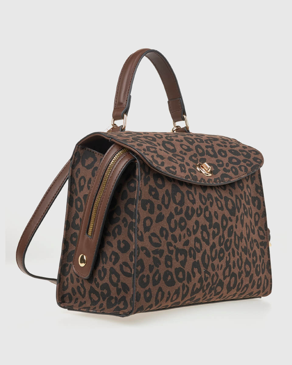 VERDE ΓΥΝΑΙΚΕΙΑ ΤΣΑΝΤΑ ΧΕΙΡΟΣ 16-0008153 ANIMAL PRINT ΚΑΦΕ VERDE ΓΥΝΑΙΚΕΙΑ ΤΣΑΝΤΑ ΧΕΙΡΟΣ 16-0008153 ANIMAL PRINT ΚΑΦΕ