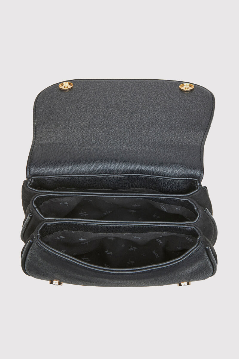 VERDE ΓΥΝΑΙΚΕΙΑ ΤΣΑΝΤΑ ΧΙΑΣΤΙ 16-0008176  ANIMAL PRINT ΜΑΥΡΟ