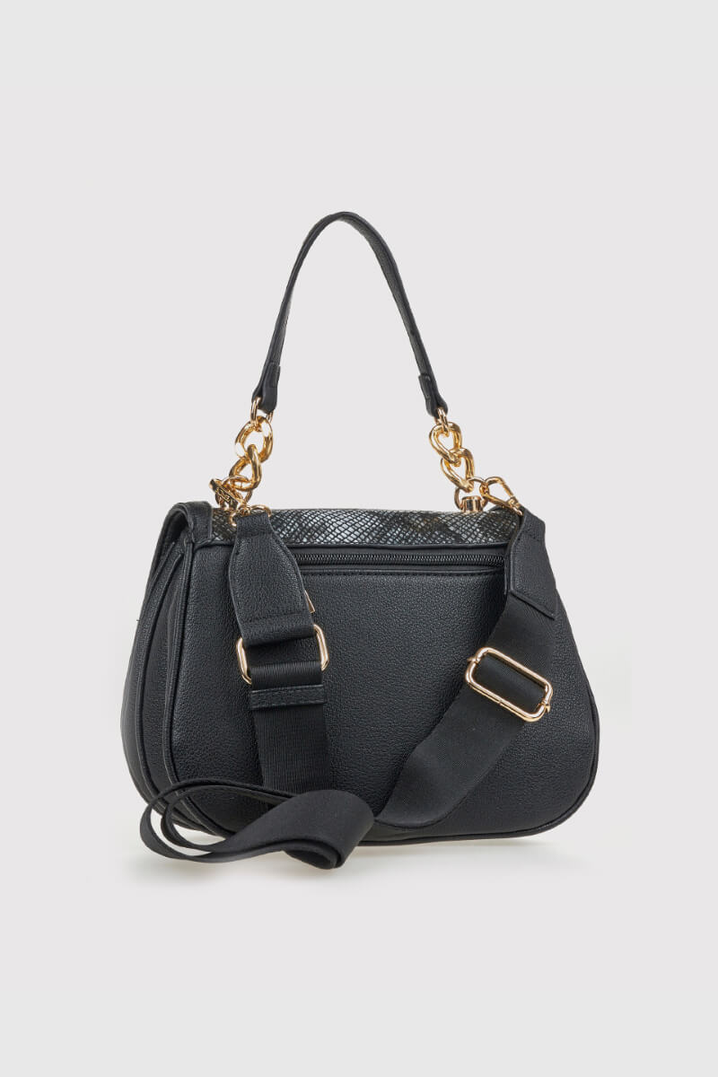 VERDE ΓΥΝΑΙΚΕΙΑ ΤΣΑΝΤΑ ΧΙΑΣΤΙ 16-0008178 ANIMAL PRINT ΜΑΥΡΟ