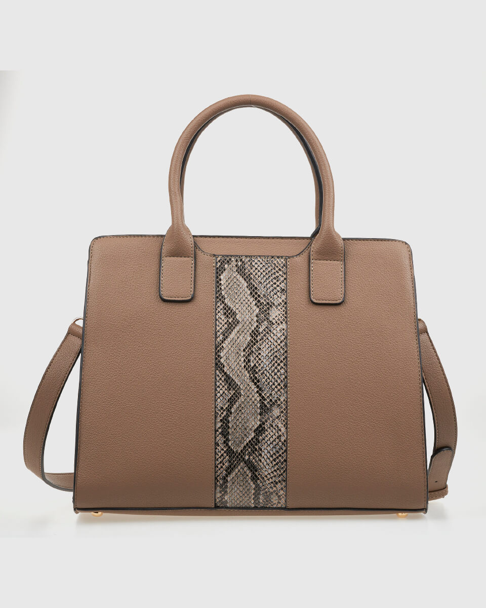 VERDE ΓΥΝΑΙΚΕΙΑ ΤΣΑΝΤΑ ΧΕΙΡΟΣ 16-0008179  ANIMAL PRINT ΠΟΥΡΟΥ