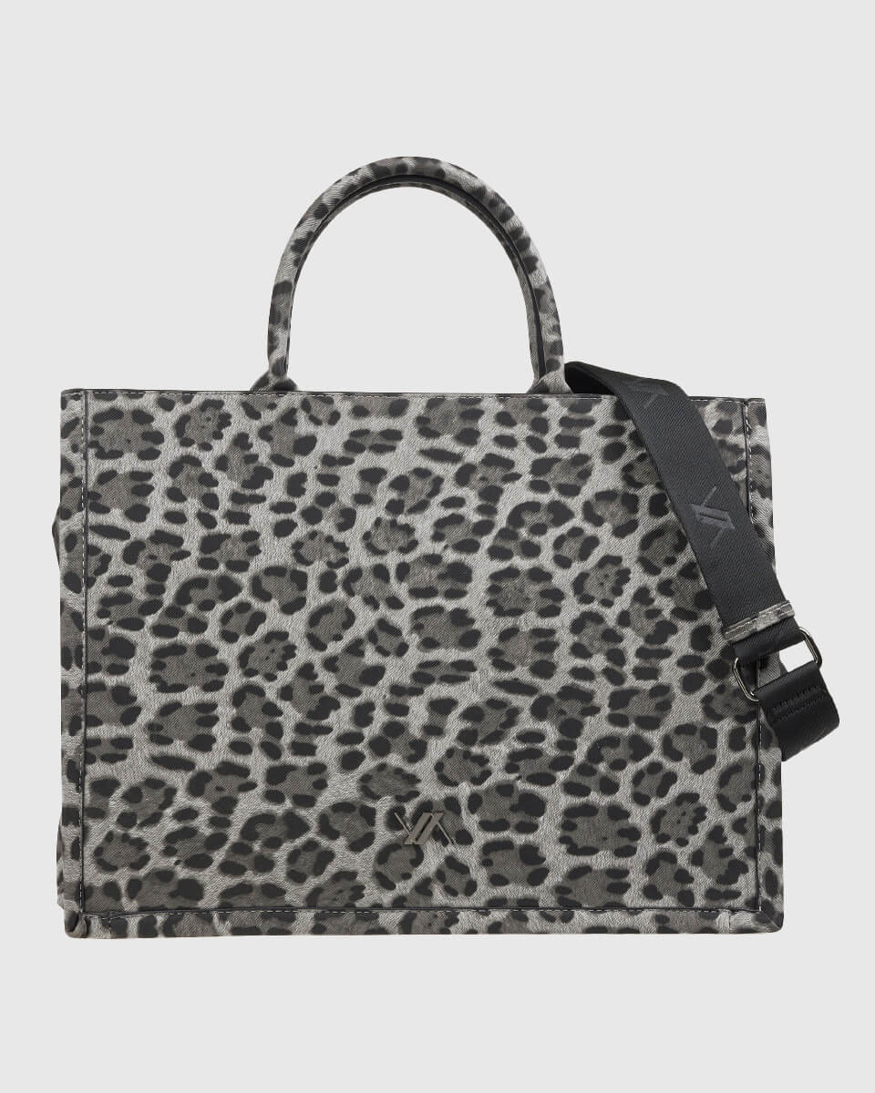 VERDE ΓΥΝΑΙΚΕΙΑ ΤΣΑΝΤΑ ΧΕΙΡΟΣ 16-0008183 ANIMAL PRINT ΜΑΥΡΟ