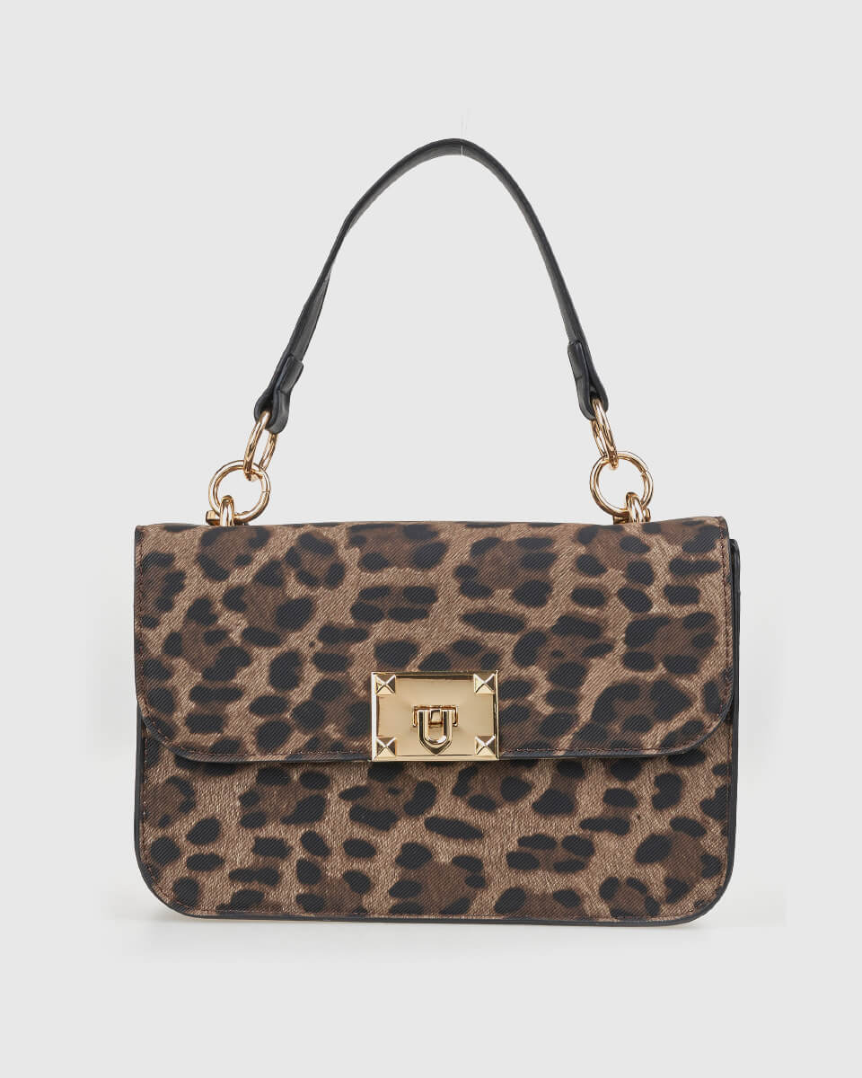 VERDE ΓΥΝΑΙΚΕΙΑ ΤΣΑΝΤΑ ΧΙΑΣΤΙ 16-0008184 ANIMAL PRINT ΚΑΦΕ