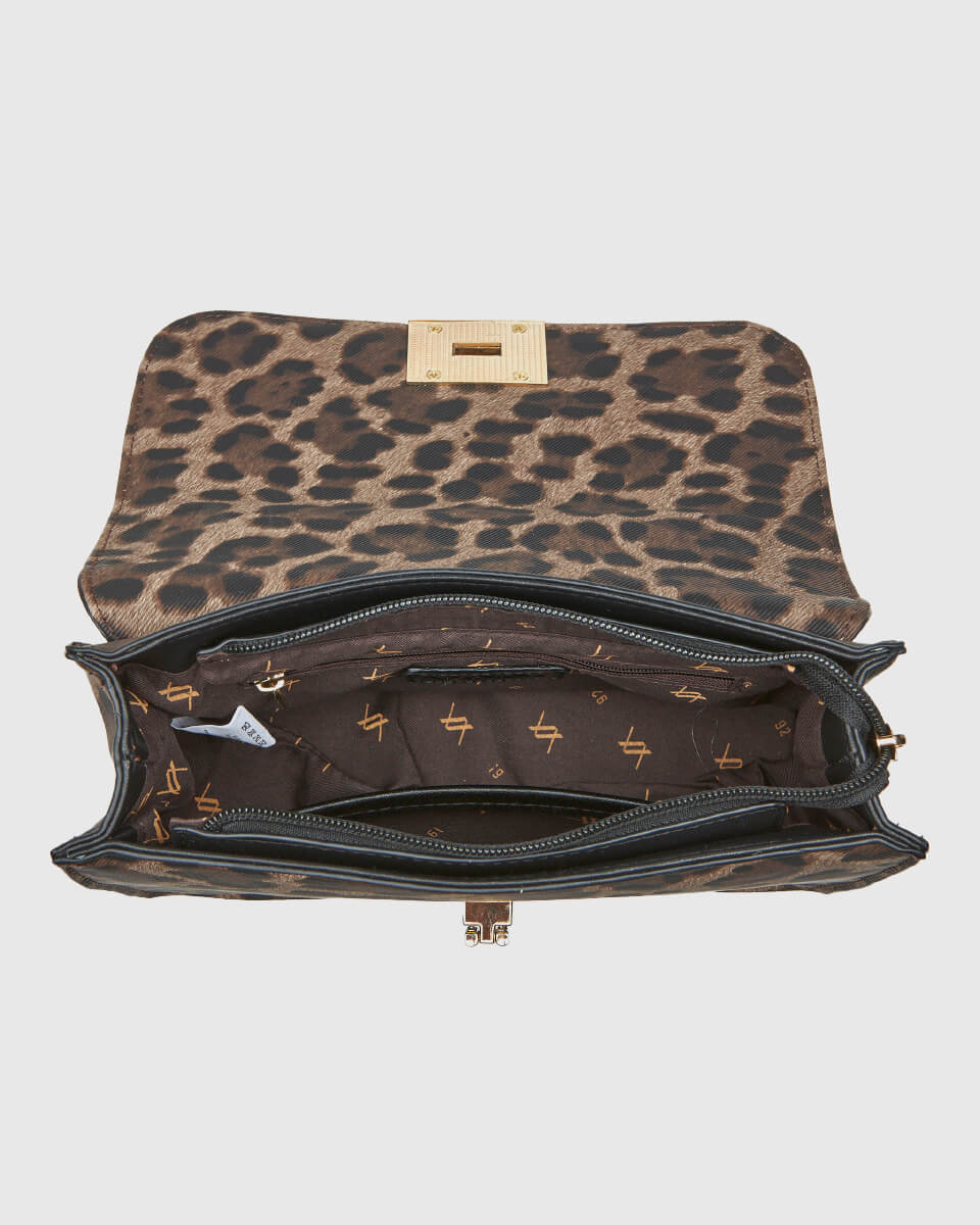 VERDE ΓΥΝΑΙΚΕΙΑ ΤΣΑΝΤΑ ΧΙΑΣΤΙ 16-0008184 ANIMAL PRINT ΚΑΦΕ