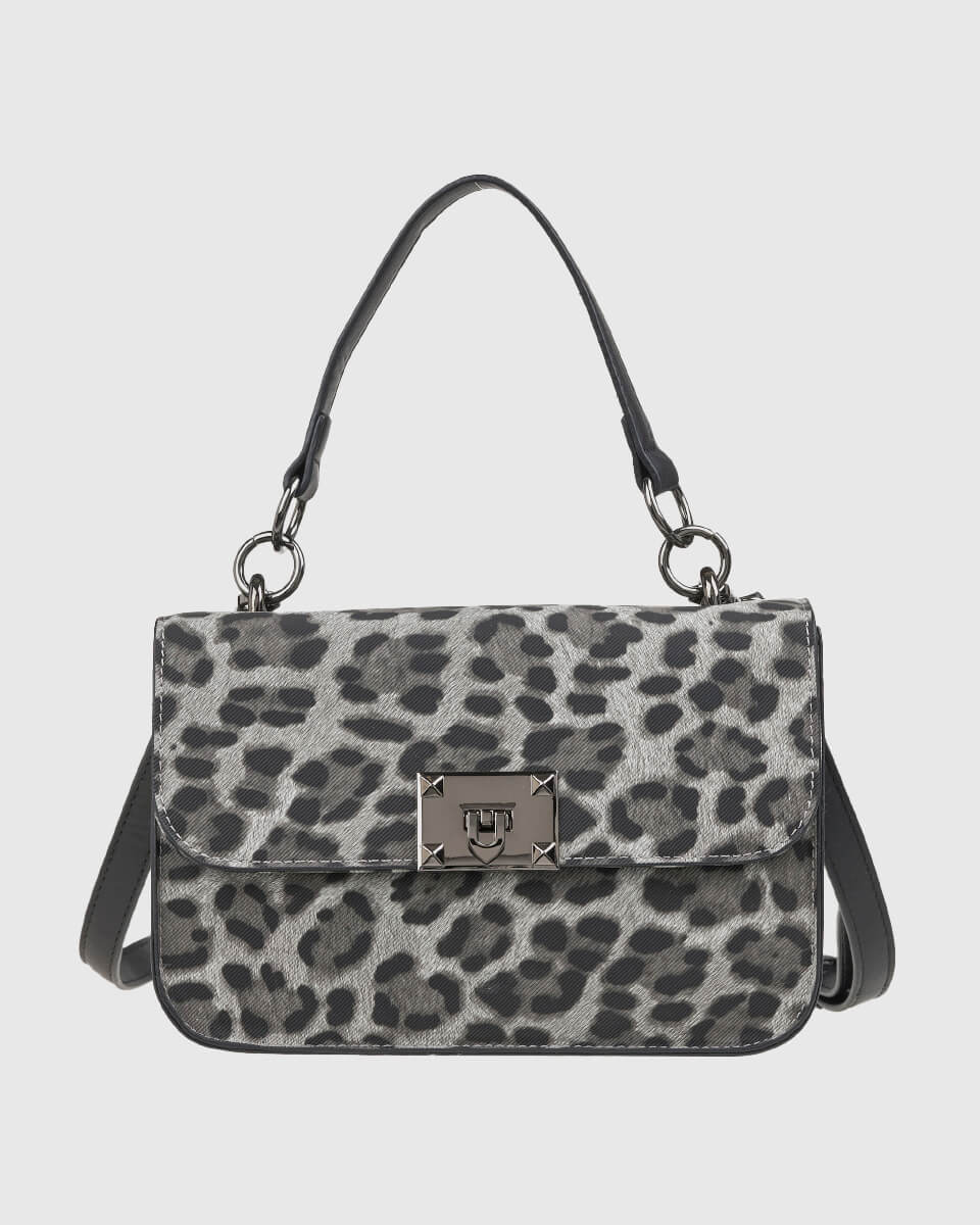 VERDE ΓΥΝΑΙΚΕΙΑ ΤΣΑΝΤΑ ΧΙΑΣΤΙ 16-0008184 ANIMAL PRINT ΜΑΥΡΟ