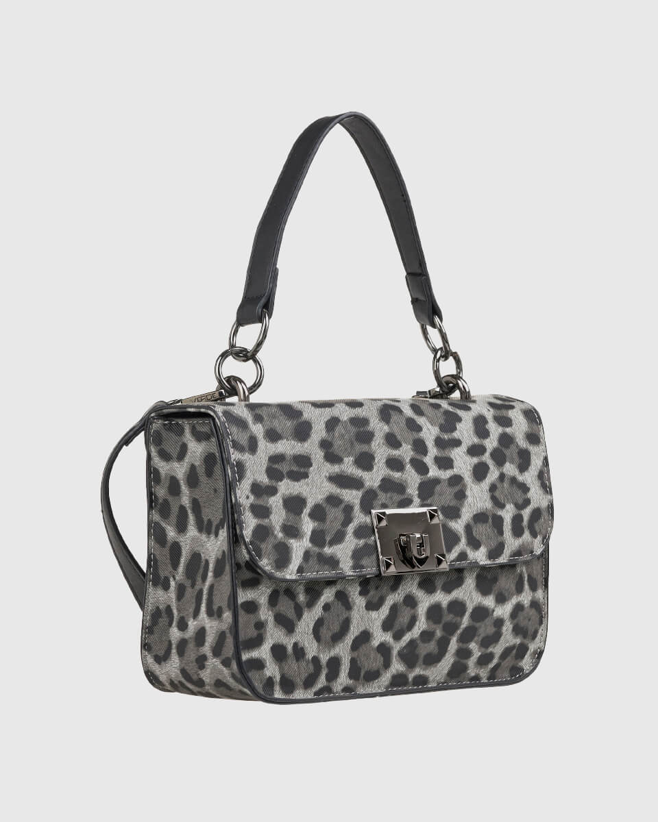 VERDE ΓΥΝΑΙΚΕΙΑ ΤΣΑΝΤΑ ΧΙΑΣΤΙ 16-0008184 ANIMAL PRINT ΜΑΥΡΟ