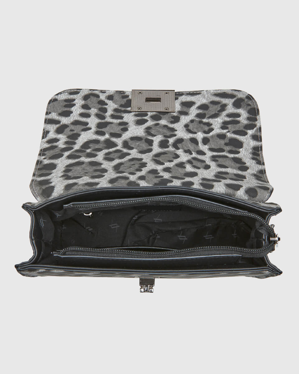 VERDE ΓΥΝΑΙΚΕΙΑ ΤΣΑΝΤΑ ΧΙΑΣΤΙ 16-0008184 ANIMAL PRINT ΜΑΥΡΟ