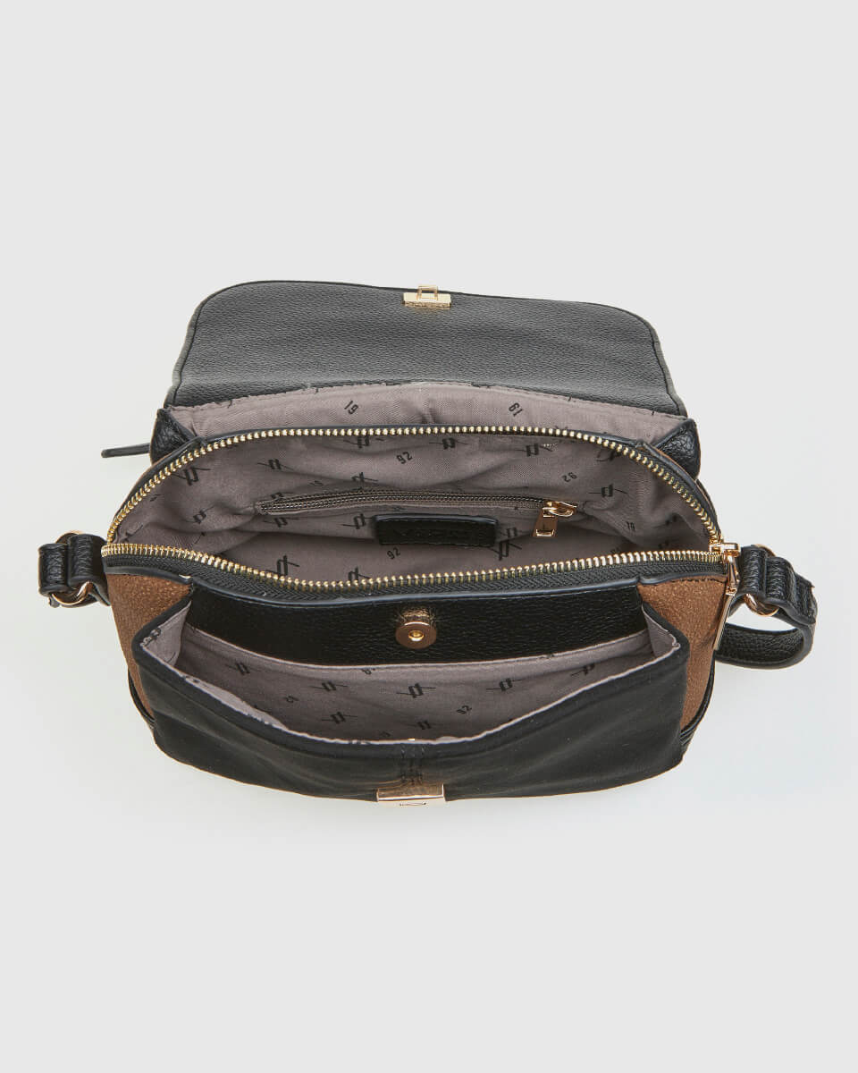 VERDE ΓΥΝΑΙΚΕΙΑ ΤΣΑΝΤΑ ΧΙΑΣΤΙ 16-0008198  ANIMAL PRINT ΜΑΥΡΟ