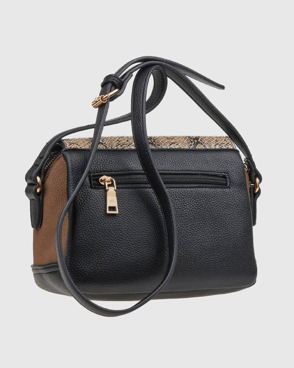 VERDE ΓΥΝΑΙΚΕΙΑ ΤΣΑΝΤΑ ΧΙΑΣΤΙ 16-0008198  ANIMAL PRINT ΜΑΥΡΟ