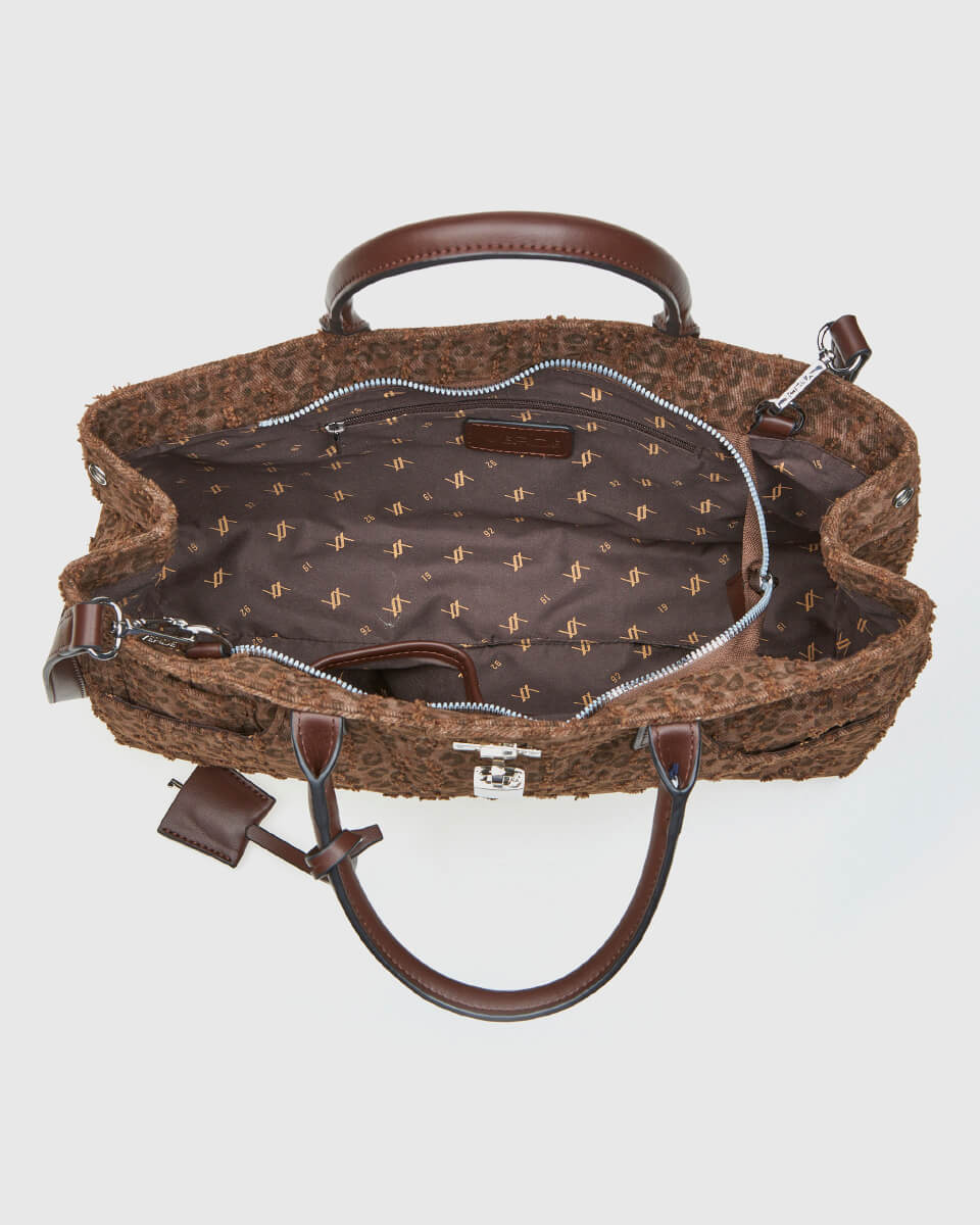 VERDE ΓΥΝΑΙΚΕΙΑ ΤΣΑΝΤΑ ΧΕΙΡΟΣ 16-0008237 ΚΙΝ ANIMAL PRINT