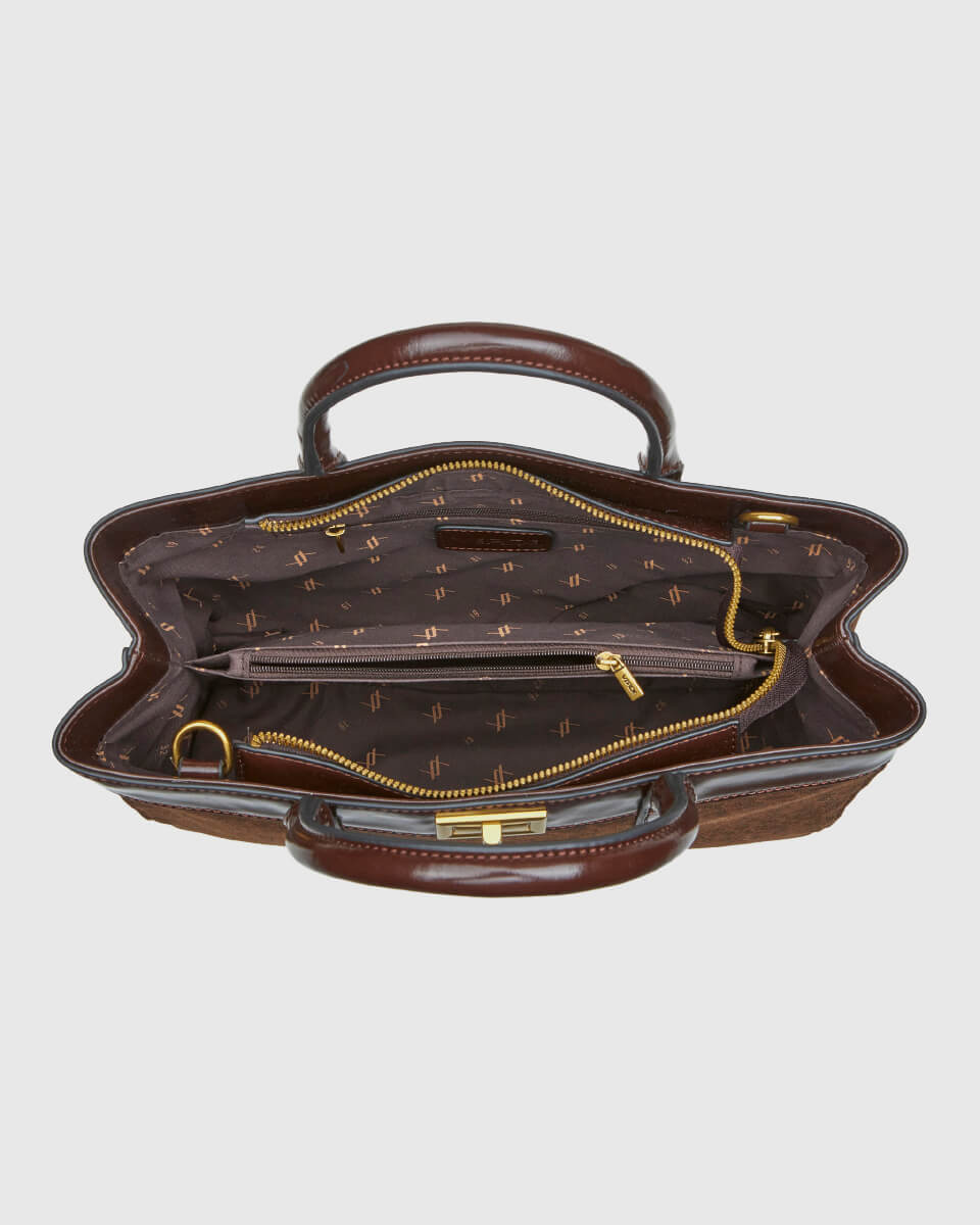 VERDE ΓΥΝΑΙΚΕΙΑ ΤΣΑΝΤΑ ΧΕΙΡΟΣ 16-0008238  ΚΙΝ ANIMAL PRINT