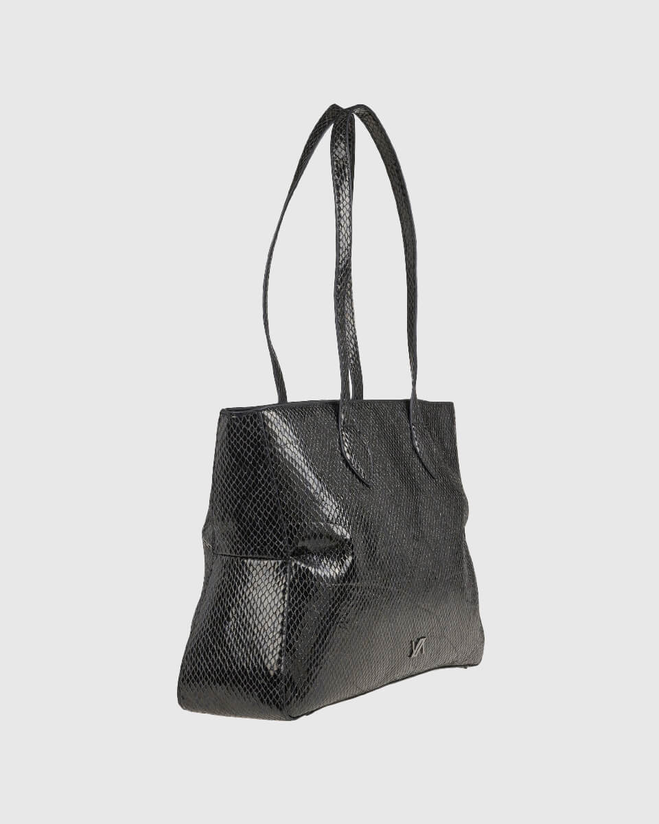 VERDE ΓΥΝΑΙΚΕΙΑ ΤΣΑΝΤΑ ΩΜΟΥ 16-0008239 ANIMAL PRINT ΜΑΥΡΟ